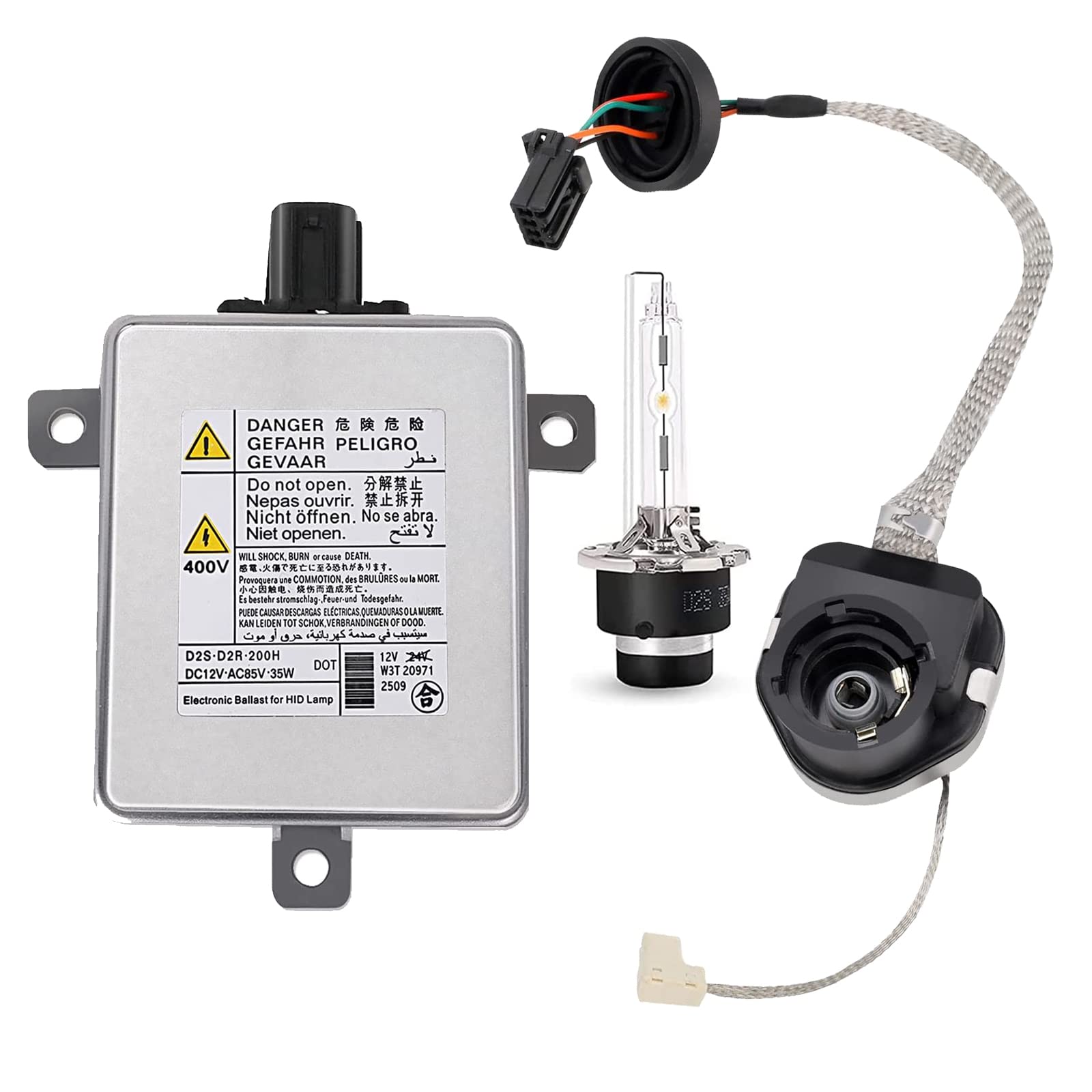 W3T19371 Xenon Hid Headlight Ballast With Igniter & D2S Bulb Replacement For Acura Tl Tsx Ilx Zdx Rdx Honda Odyssey Mazda 3 5 Cx