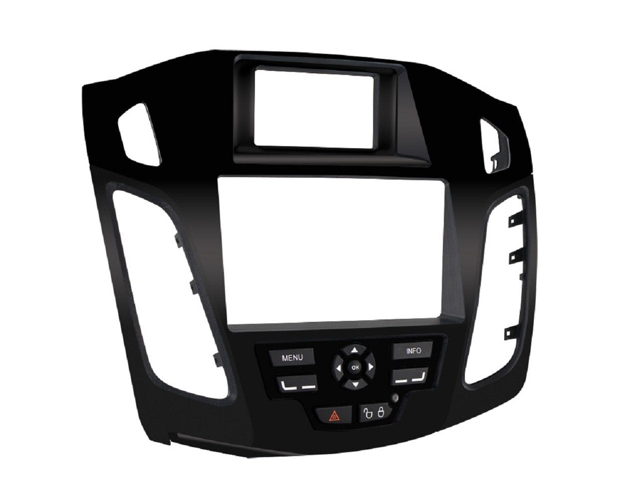 Metra 99-5827B Double/Single Din Radio Installation Kit For 2012-Up Ford Focus, Black