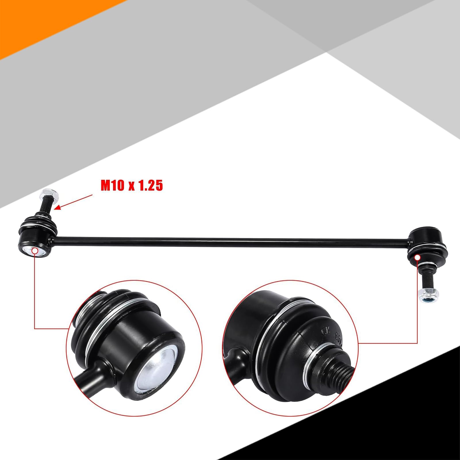 Xopiyao K80852 Front Sway Bar End Link Kit Compatible For Saturn Relay 2005-06 Fwd & 2007, Pontiac Grand Prix 2004-08, Montana 2