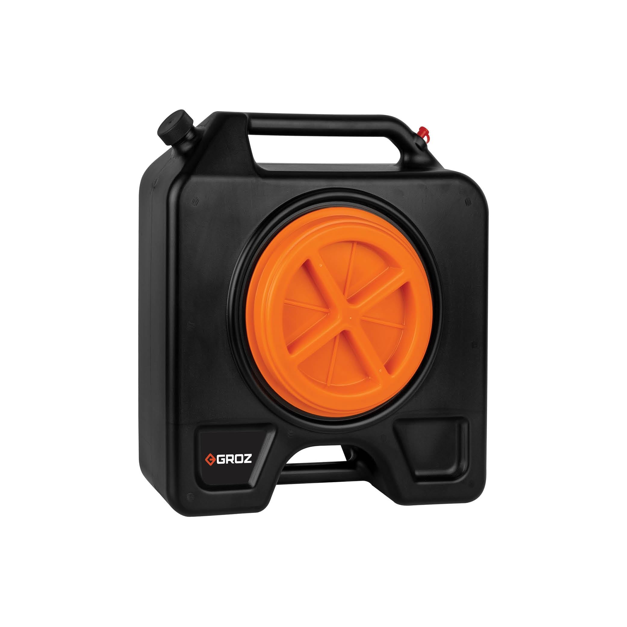 Groz 41966 15 Quart Drain Pan With Screw Cap, No Leaks/Industrial Capacity