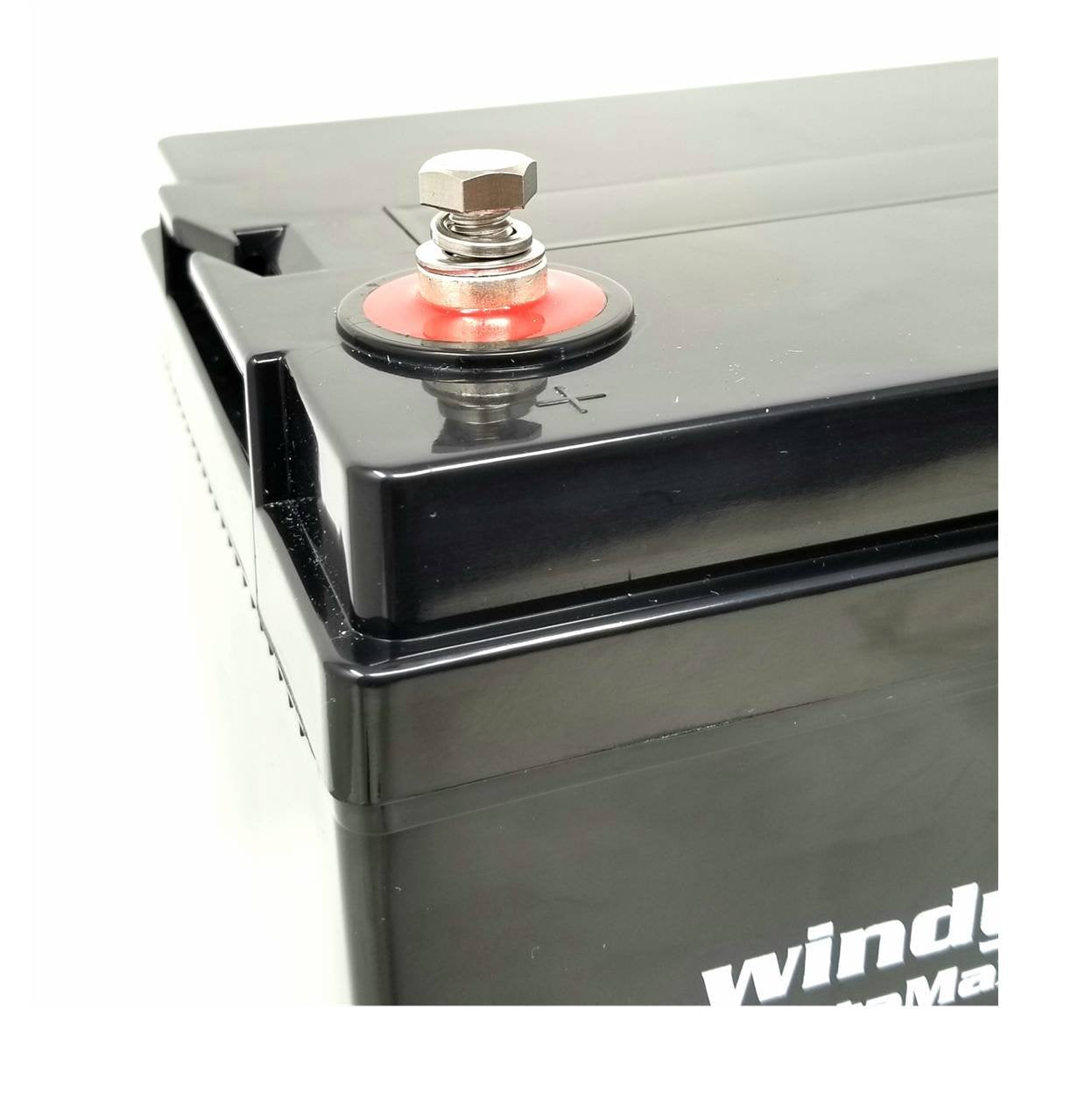 Windynation 100 Amp-Hour 100Ah 12V 12 Volt Agm Deep Cycle Sealed Lead Acid Battery - Solar Rv Ups Off-Grid (1 Pc 100 Amp-Hour)