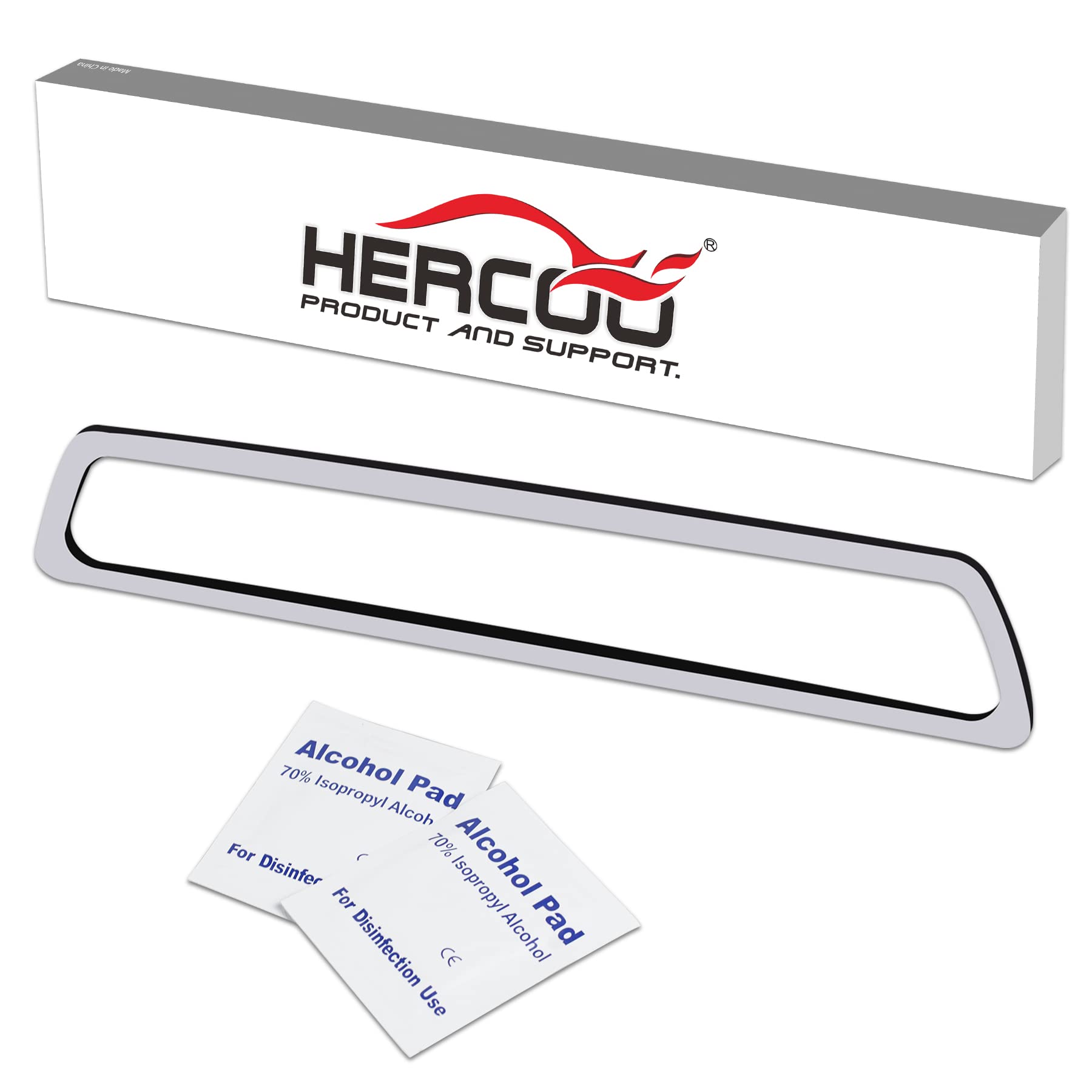 HERCOO 3rd Third Brake Light Gasket Seal Compatible with Ford F150 2009 to 2014 Hight Mount Stop Lamp Assembly, Single Sided Adh