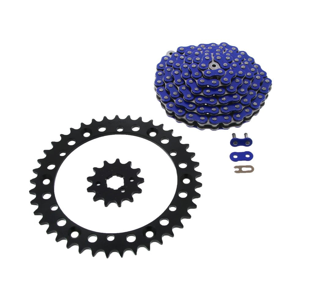 Chain & Sprocket For Yamaha Banshee 350 Yfz350 1989-06 Blue Non O-Ring 13/41 104