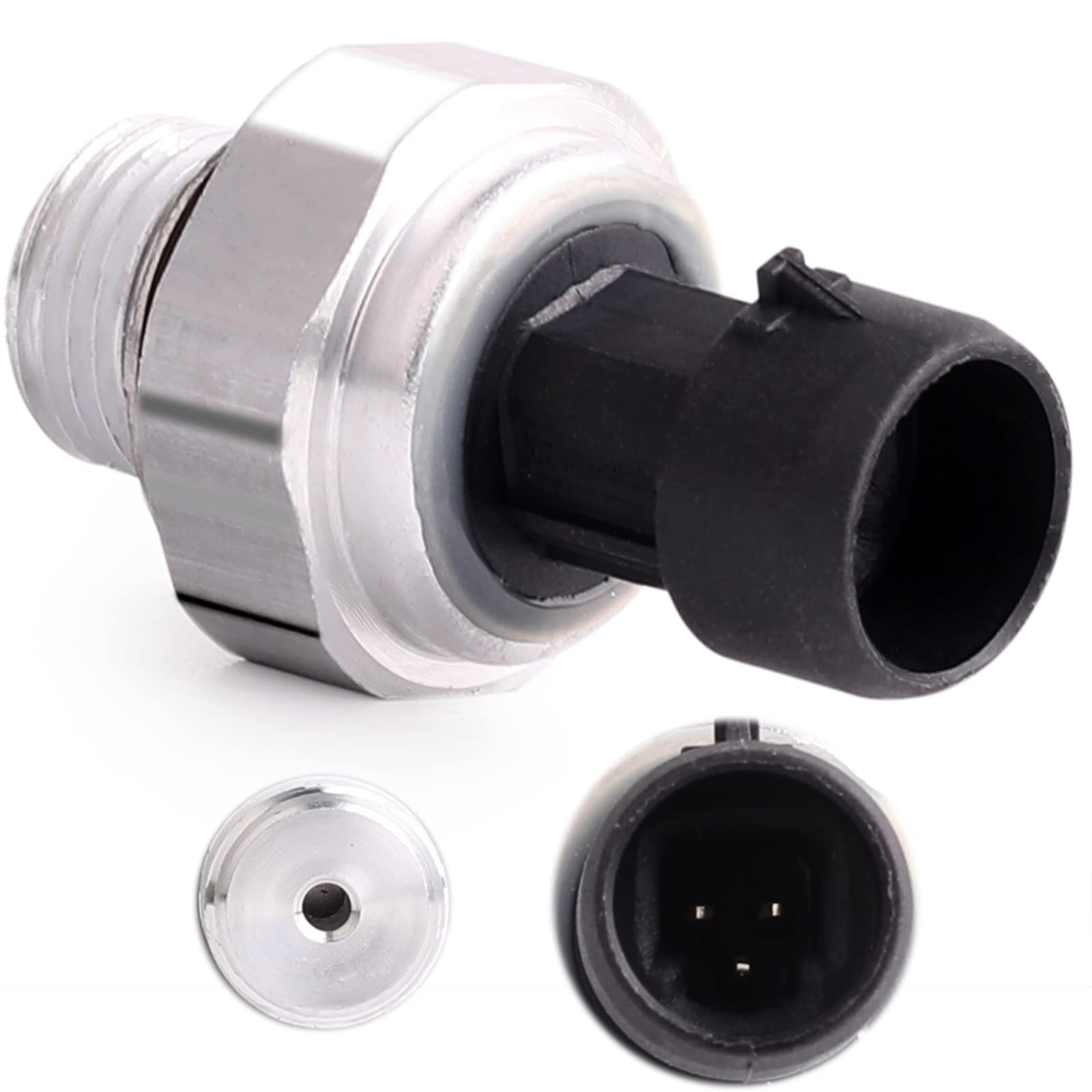 Engine Oil Pressure Sensor/Switch/Sending Unit With Screen Filter D1846A Compatible With Chevrolet Chevy Silverado Gmc Sierra Buick Lacrosse Cadillac Escalade 2003-2008 4.8L/5.3L/6.0L/6.2L,