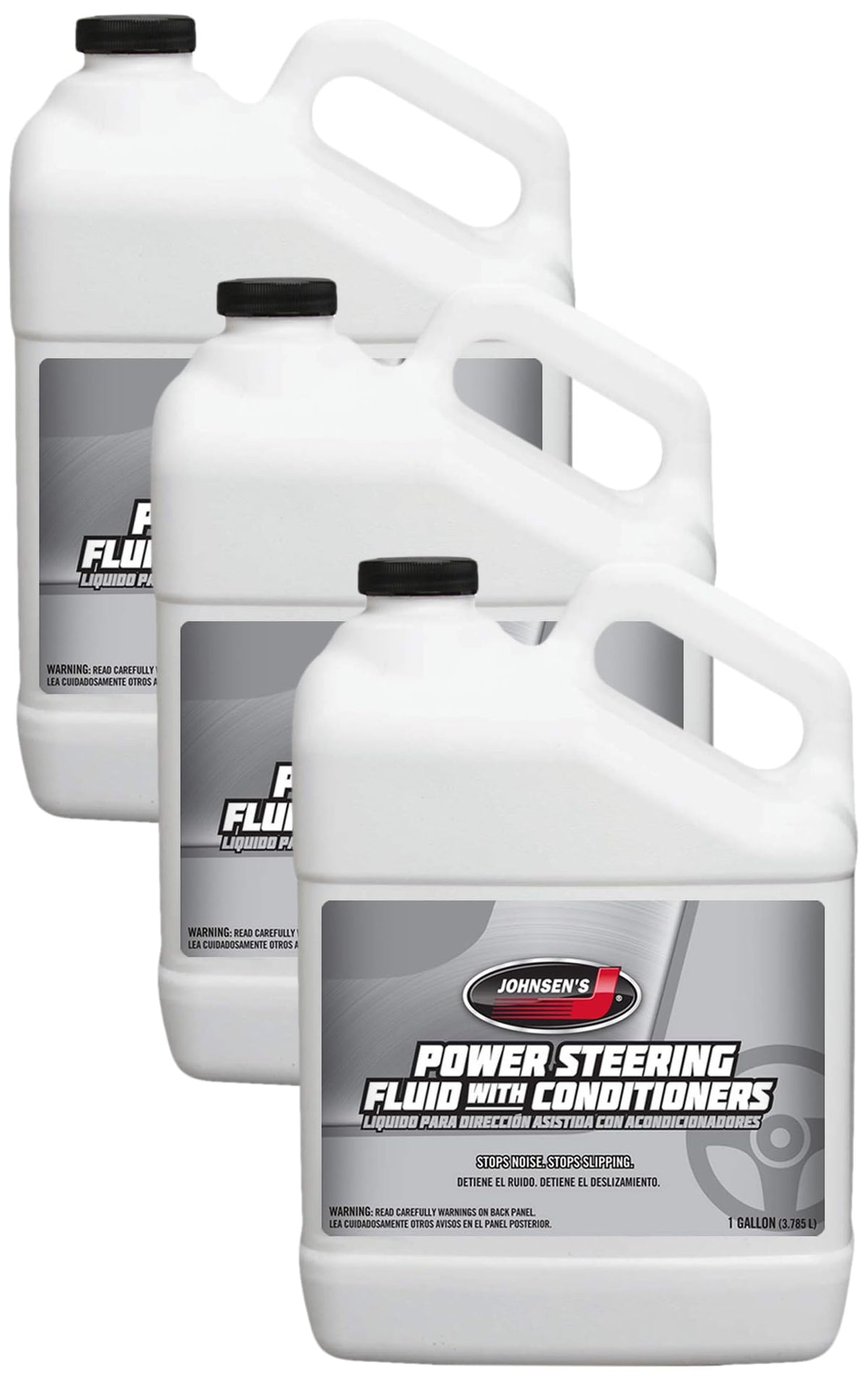 Johnsen'S 4611 Power Steering Fluid - 1 Gallon (Pack Of 3)