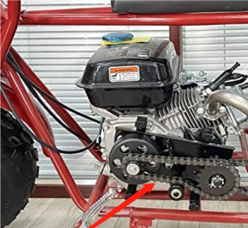 QYMOTO CT200U CT200U-EX Chain Front Jackshaft 420 Chain 42 Links with Master Link for Coleman Mini Bike Chain CT200U-EX BT200X M