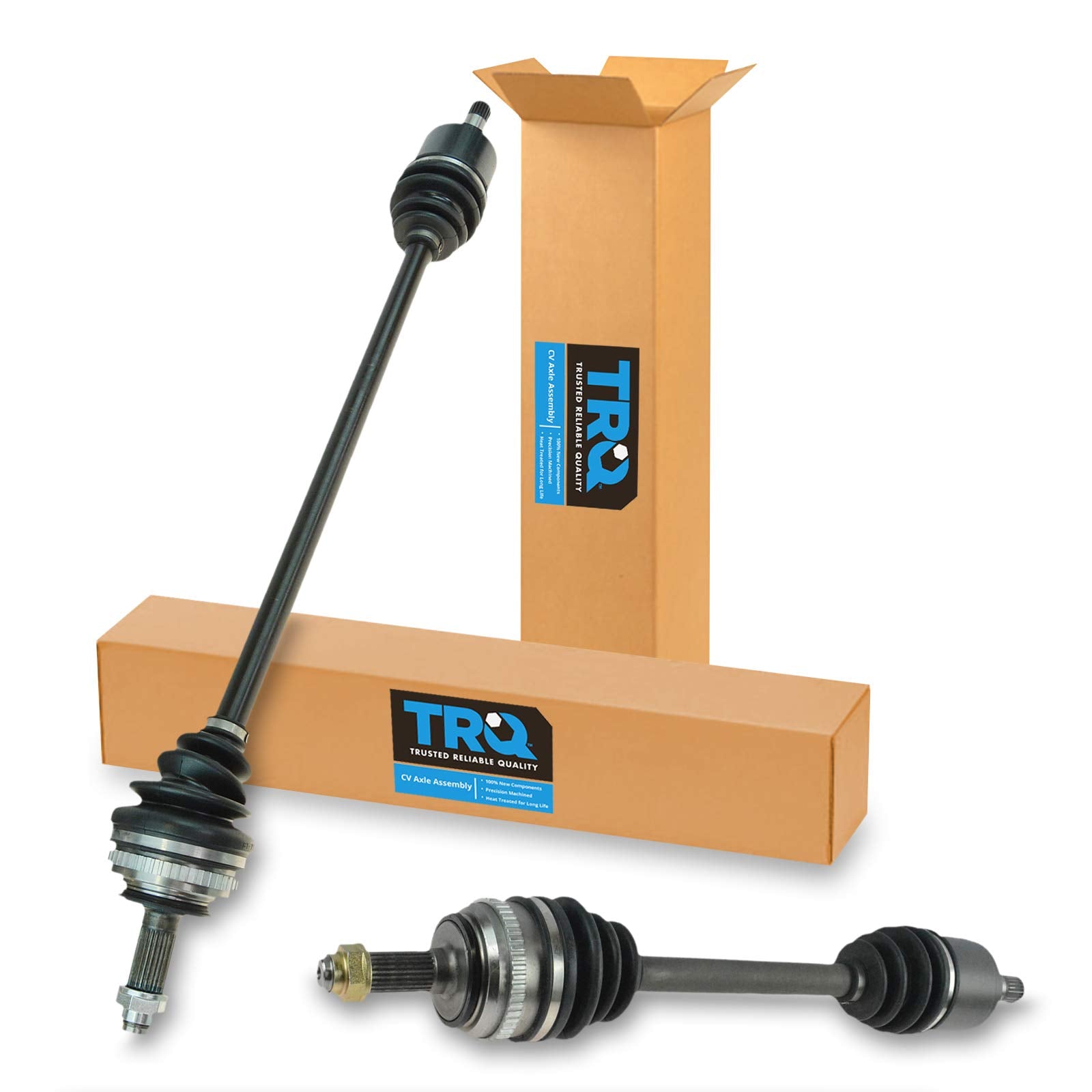 Trq Front Cv Axle Shaft Assembly Set Compatible With 2001-2005 Honda Civic