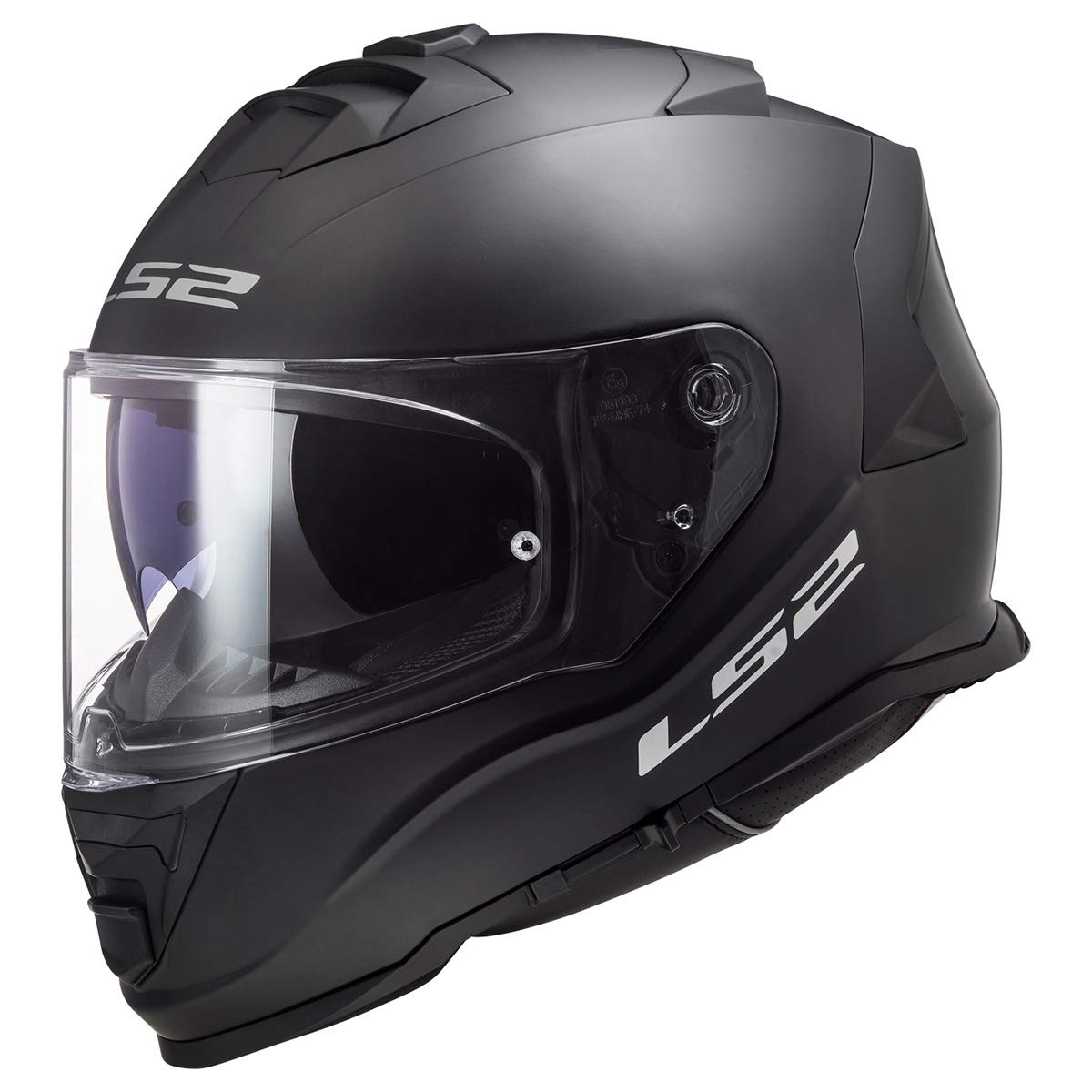 Ls2 Helmets Assault Full Face Motorcycle Helmet W/Sunshield (Matte Black - Large)