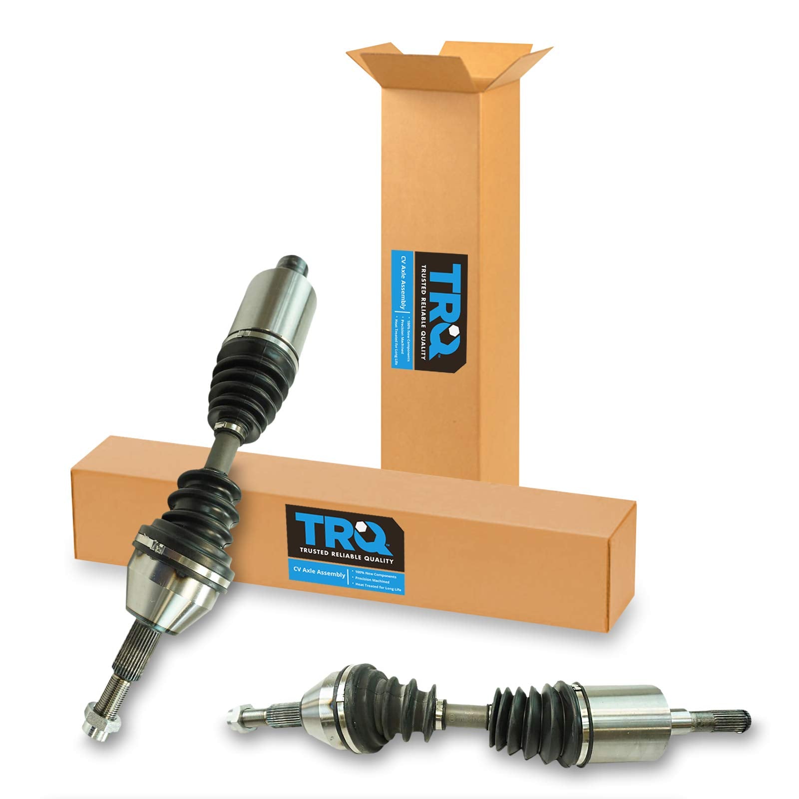 Trq Front Cv Axle Shaft Assembly Set Compatible With 2007-2011 Dodge Nitro 2008-2012 Jeep Liberty