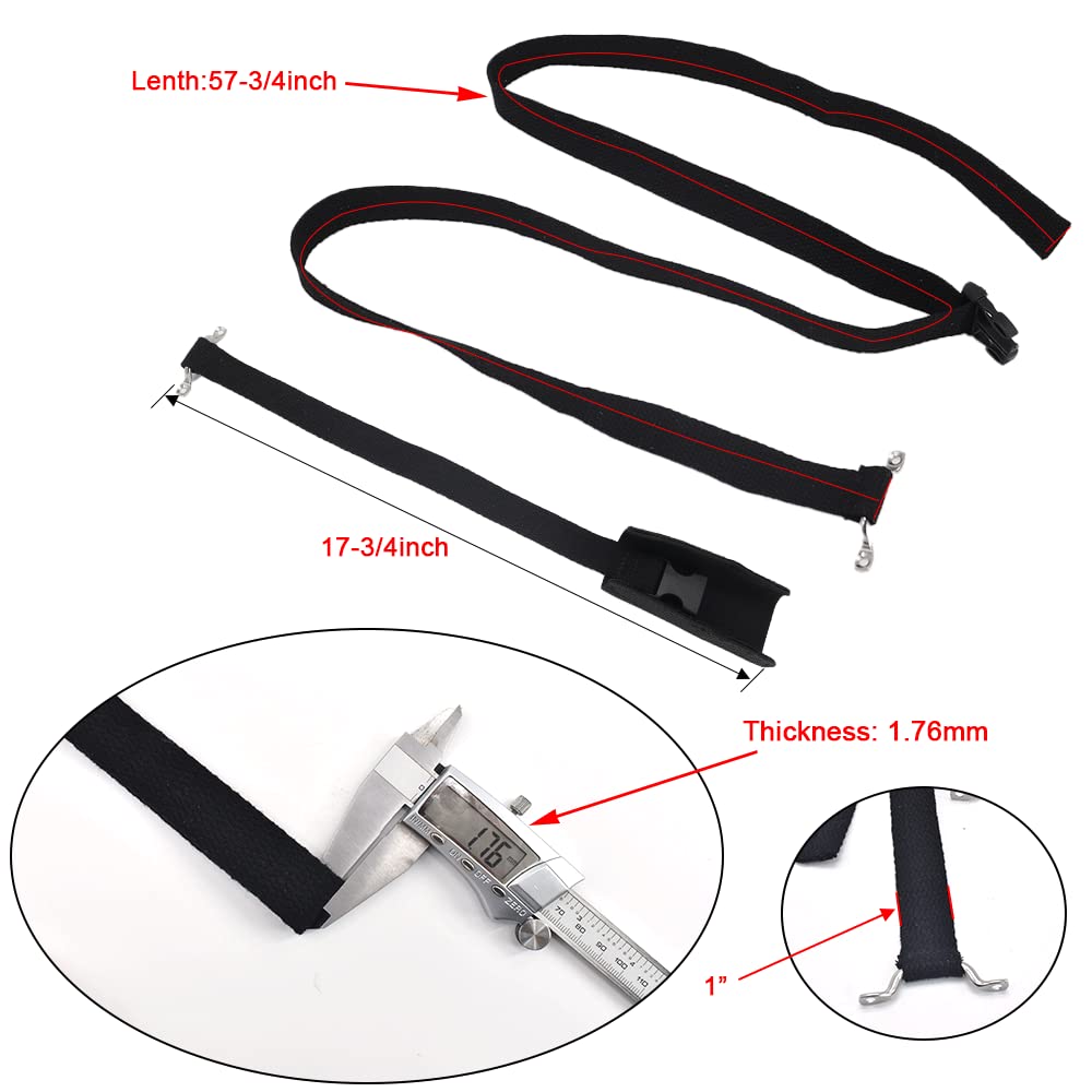 scottchen PRO RV TV Straps 74 Anti-Tip RV Furniture Safety Tie Down Solid Straps for Camper Trailer Traveling - 4pcs