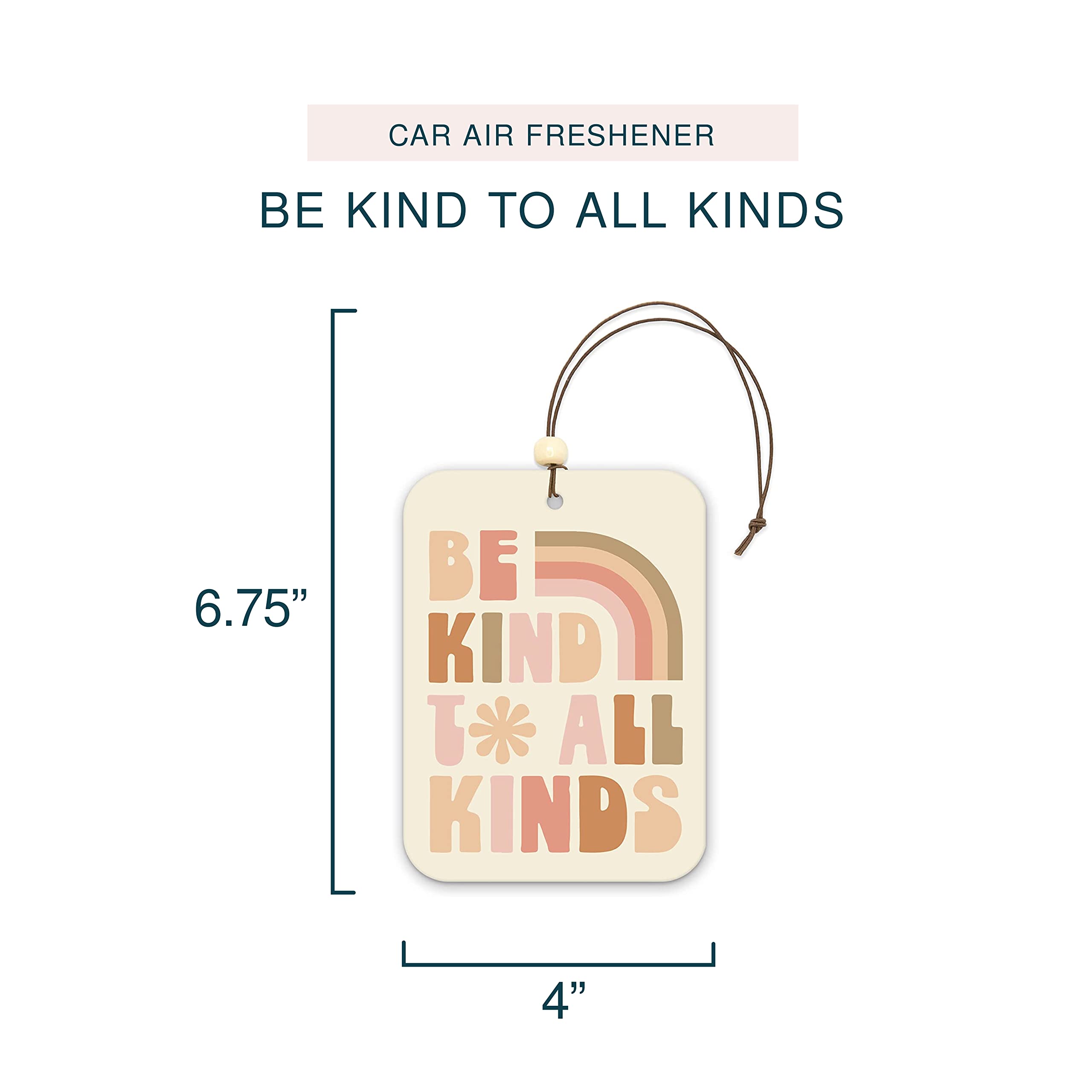 Studio Oh! Car Air Fresheners - Pack Of 2 Scented Hanging Car Odor Eliminator - Unique Design With Decorative Bead - Citrus Blis
