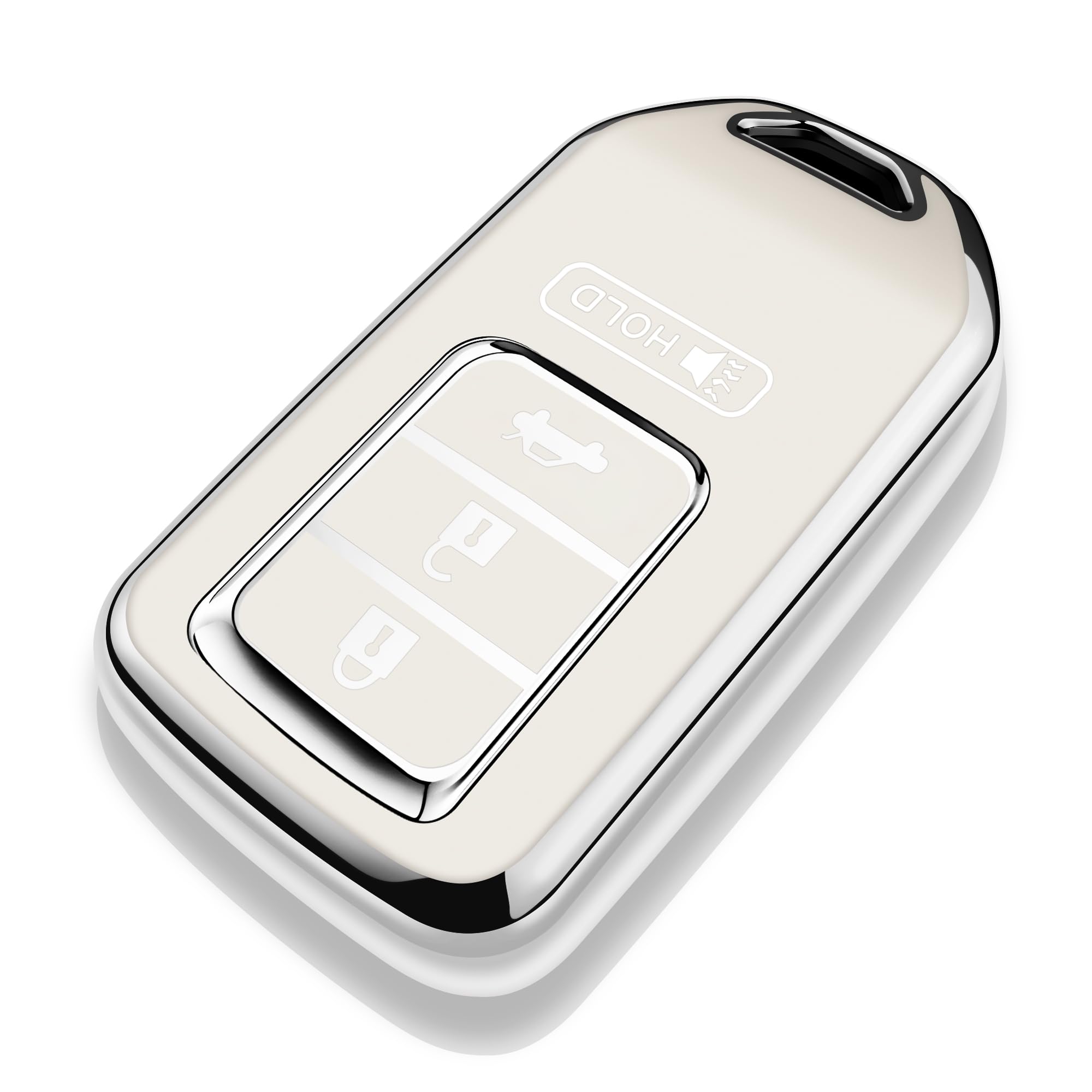 Tukellen for Honda Key Fob Cover, Premium Soft TPU Full Protection Key Fob Case for Honda Accord Civic CRV Pilot Ridgeline Odyss