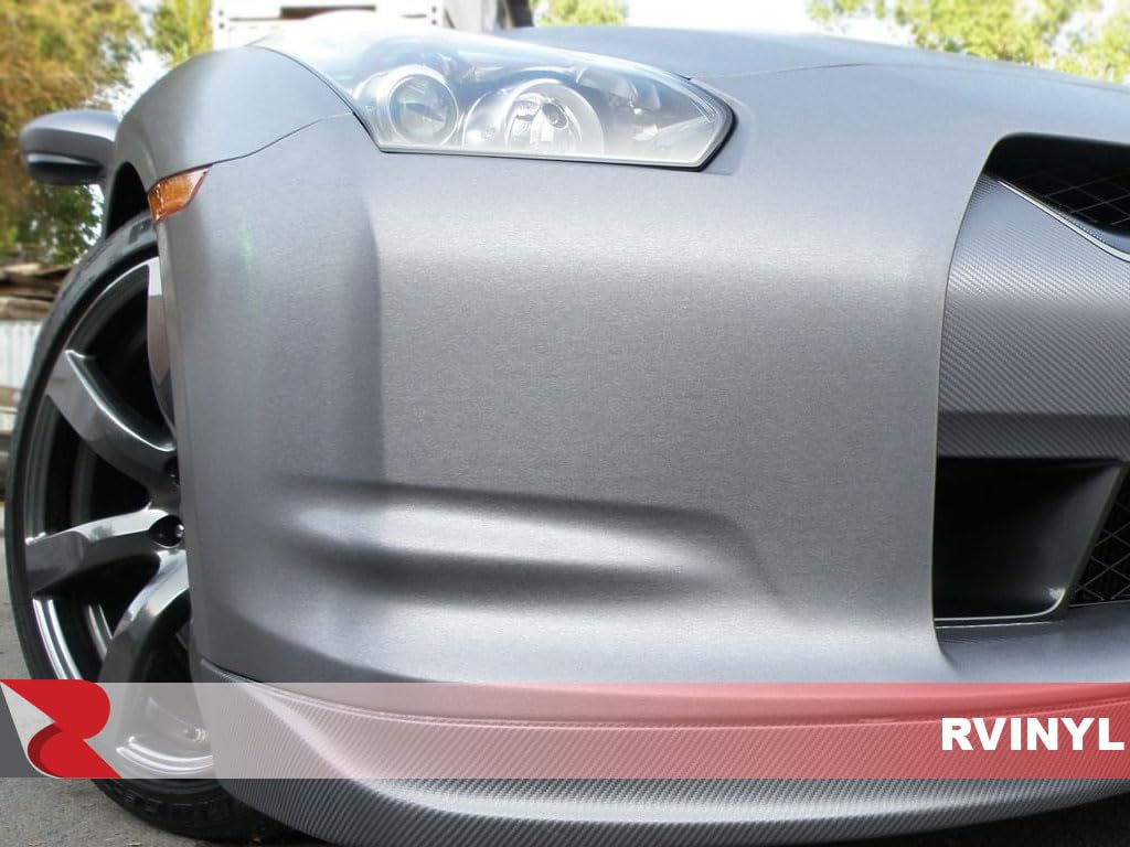 3M 2080 Series Br120 Brushed Aluminum - 5Ft X 1Ft - Dual Cast 3D Grained Finish Vinyl Car Wrapping Film - Vehicle Sheet Roll