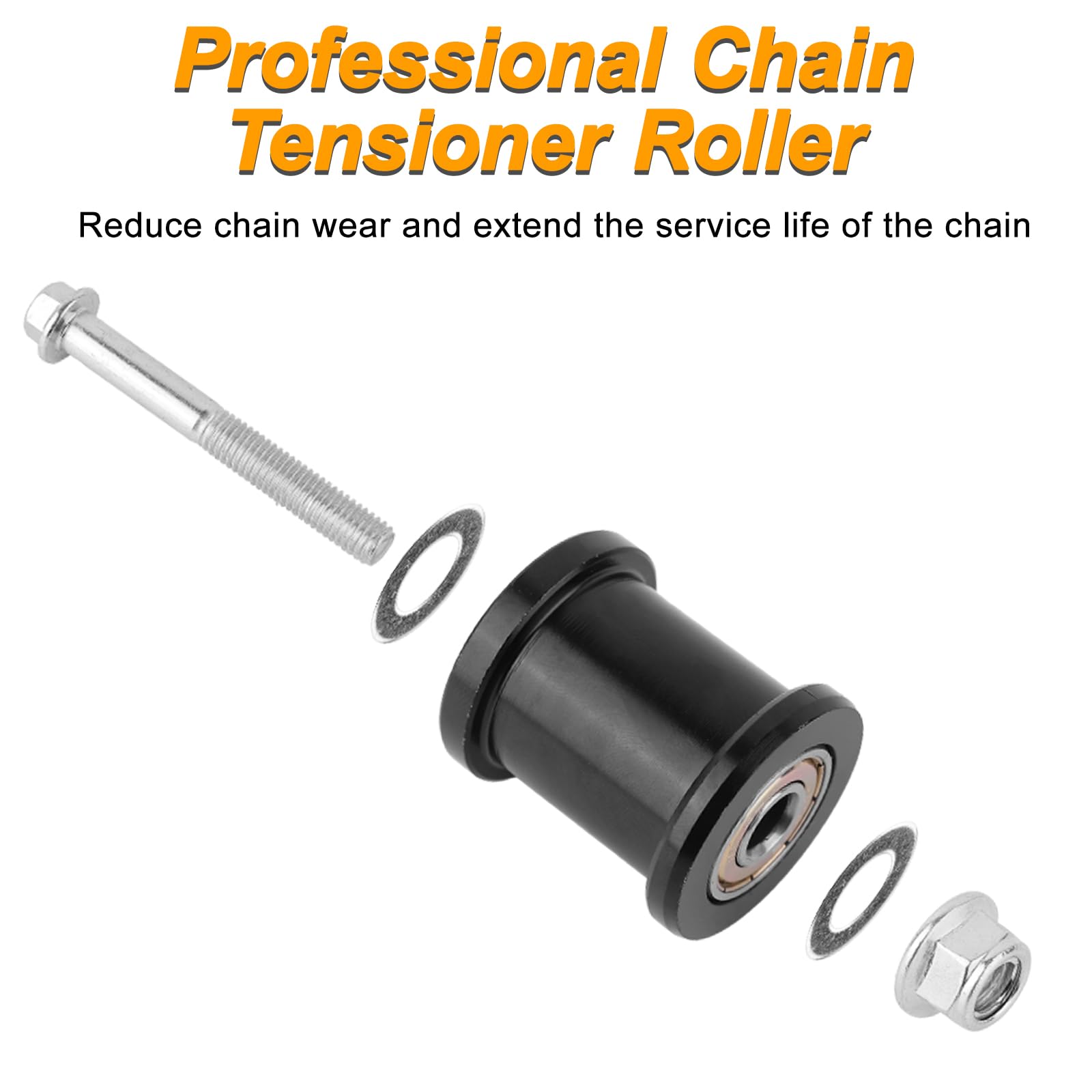 Mini Bike Chain Tensioner Roller For Coleman Ct100U Cc100X Baja Doodlebug Db30 Motovox Hensim 79Cc 97Cc 98Cc 100Cc 2.5 2.8 3.0Hp Powersport Mini Bike Parts
