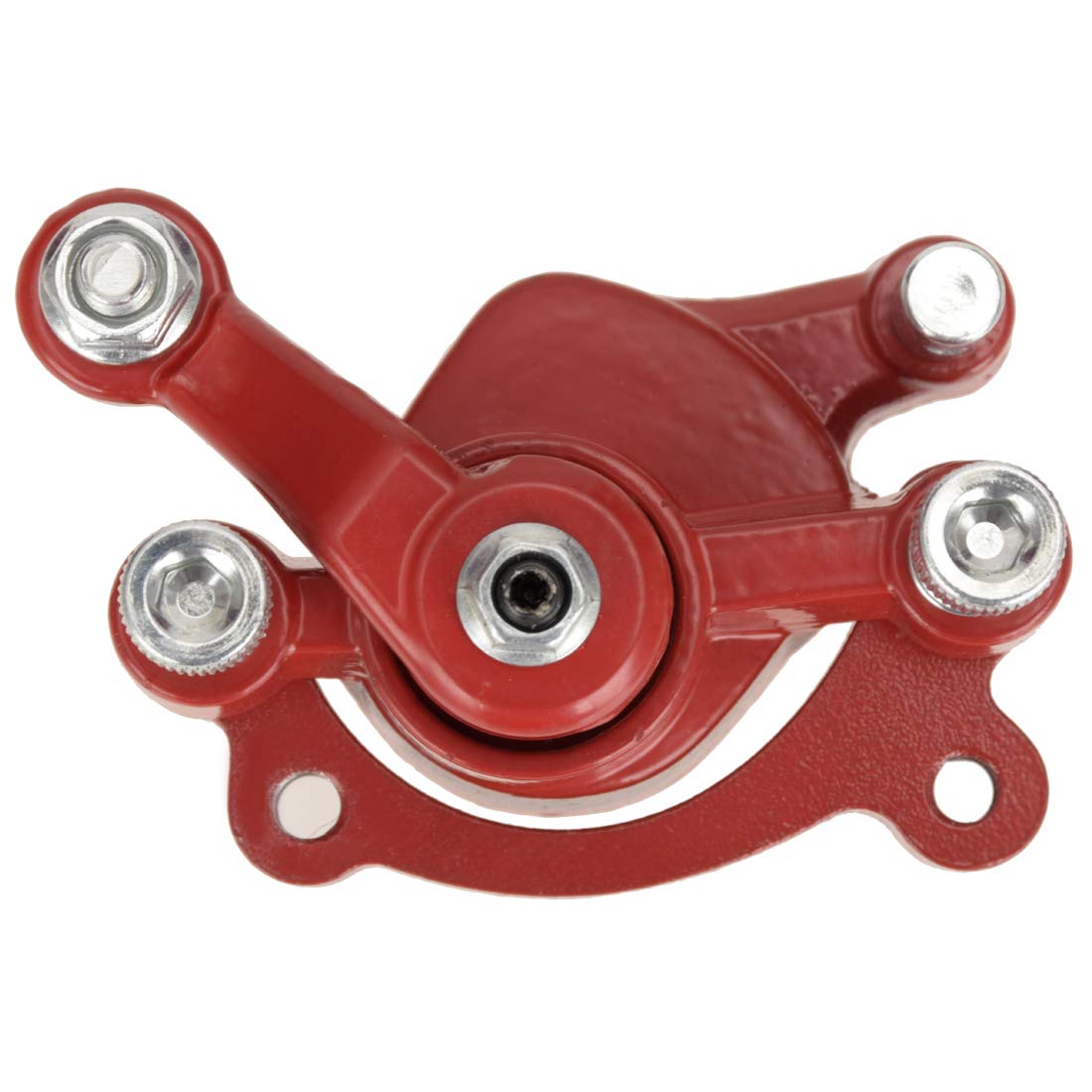 Fvrito Front Brake Caliper And Pad For Classic 80Cc Mm-B80 105Cc 1000W Mm-E1000 Motovox Mbx10 Mbx11 Coleman Ct100U Cc100X Mini Bike 47 49Cc Mini Atv Standard Scooter Dirt Pocket Bike Go Kart Red
