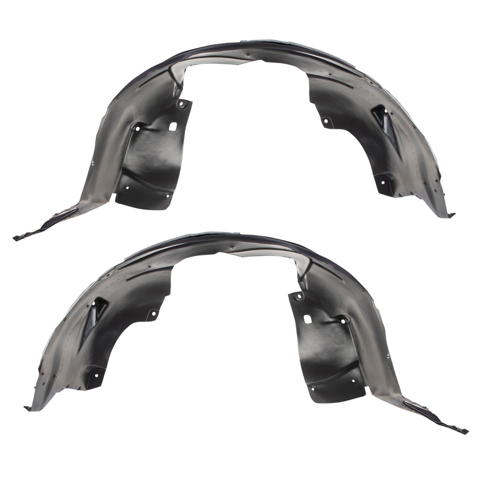 Trq Front Inner Fender Liner Set Compatible With 2017-2021 Buick Encore Gm1248275 Gm1248307 Gm1249275 Gm1249307
