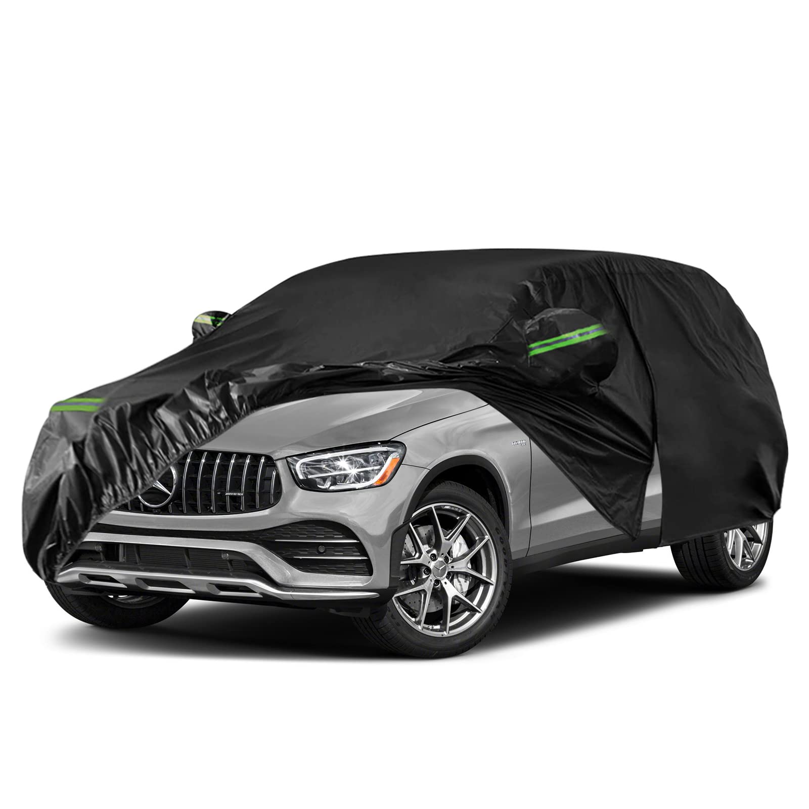 Waterproof Car Covers Replace For 2016-2025 Mercedes Benz Glc 300 350E, 6 Layers All Weather Car Cover With Zipper Door & Windpr