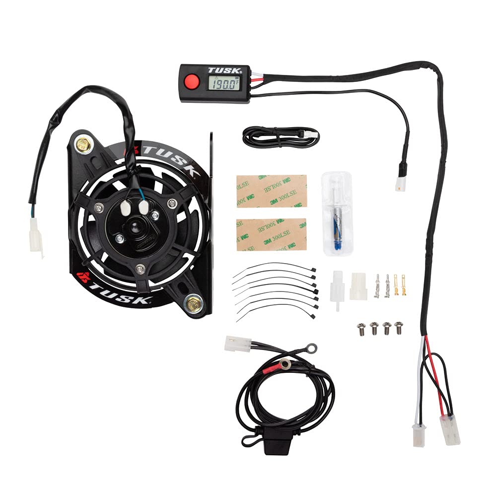 Tusk Digital Radiator Fan Kit Compatible With Ktm 300 Xc-W 2019-2023/350 Xc-F 2016-2022/Compatible With Husqvarna Te 300 2019-2023