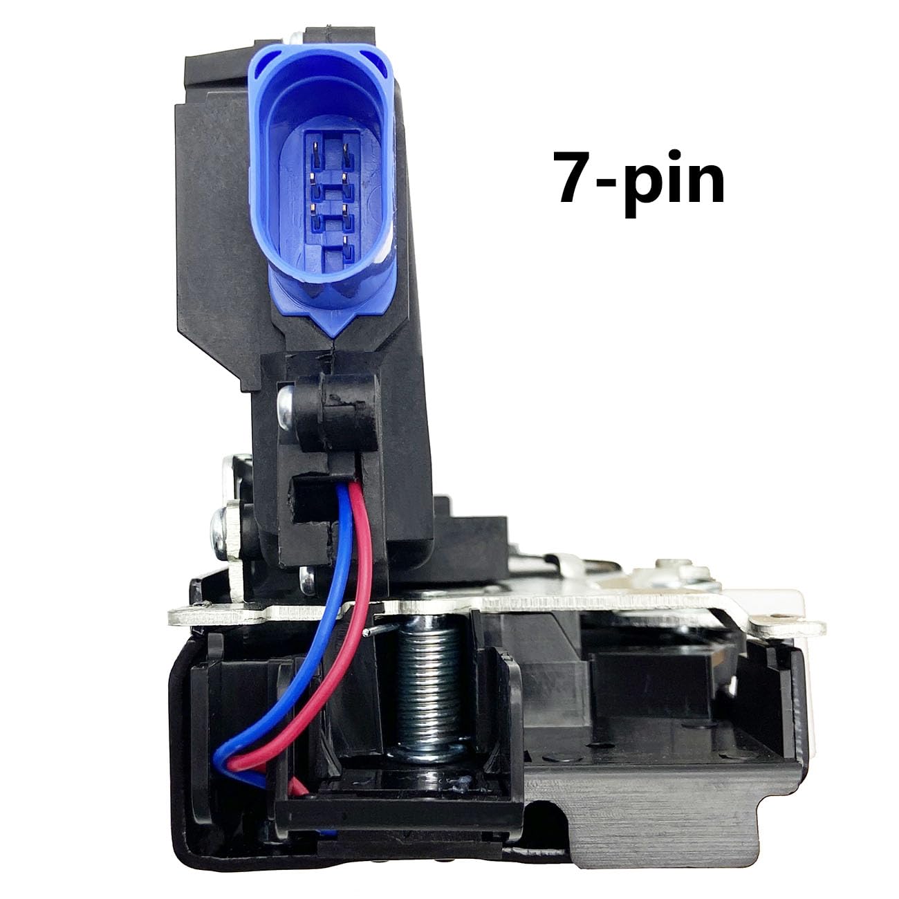 Cheriezing 7L0839015D Power Door Lock Latch Actuator Rear Left Driver - Compatible With 2002-2010 Cayenne, 2002-2009 Vw Phaeton, 2003-2010 Touareg - 7 Pin # 3D4839015A