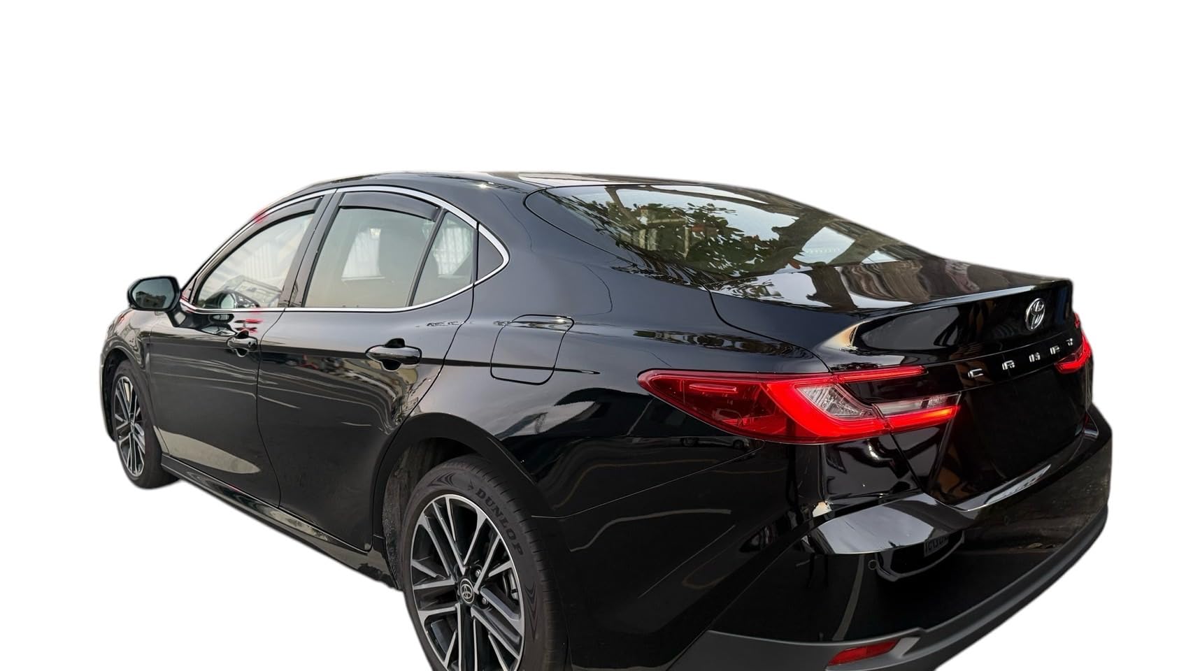 Optimal Co In-Channel Rain Guards for Toyota Camry 2025-2026, Black Acrylic Visor Deflectors, Model TYCMVS25C