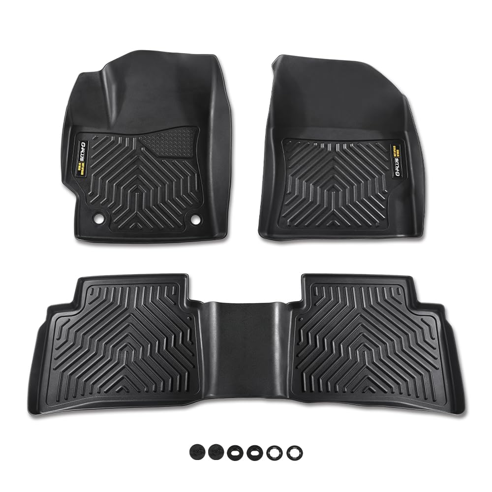 G-PLUS TPE Floor Mats Compatible with Toyota Corolla Sedan 2020-2024(NOT Fit Hatchback Models) All Weather Full Cover Protection