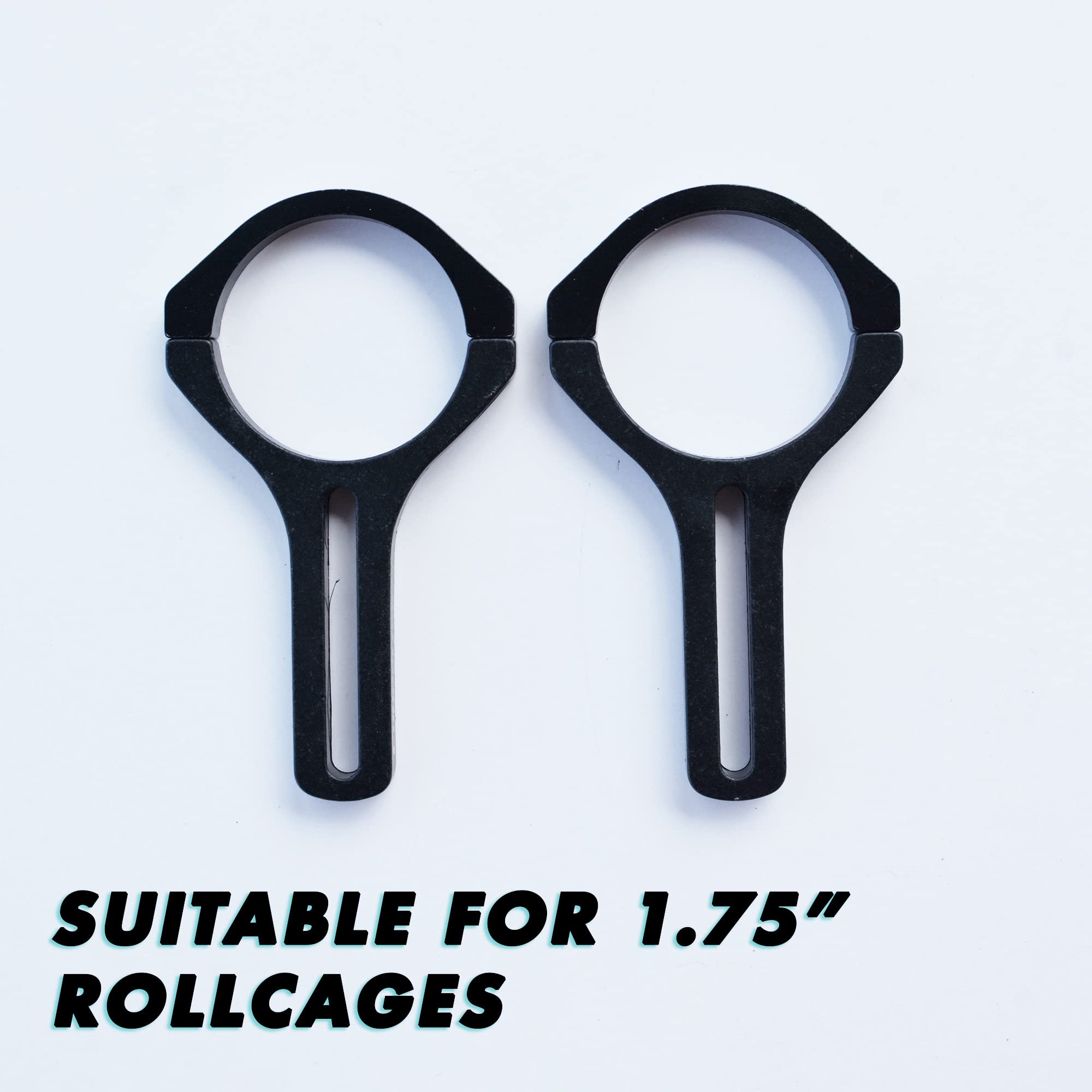 Chupacabra Offroad Deluxe Side By Side Rear View Utv Mirror - 1.75' Rzr 800 900 1000 Turbo - Tool Free Convex Low Profile Utv Rear View Mirror For Optimal Visibility In Tough Terrain