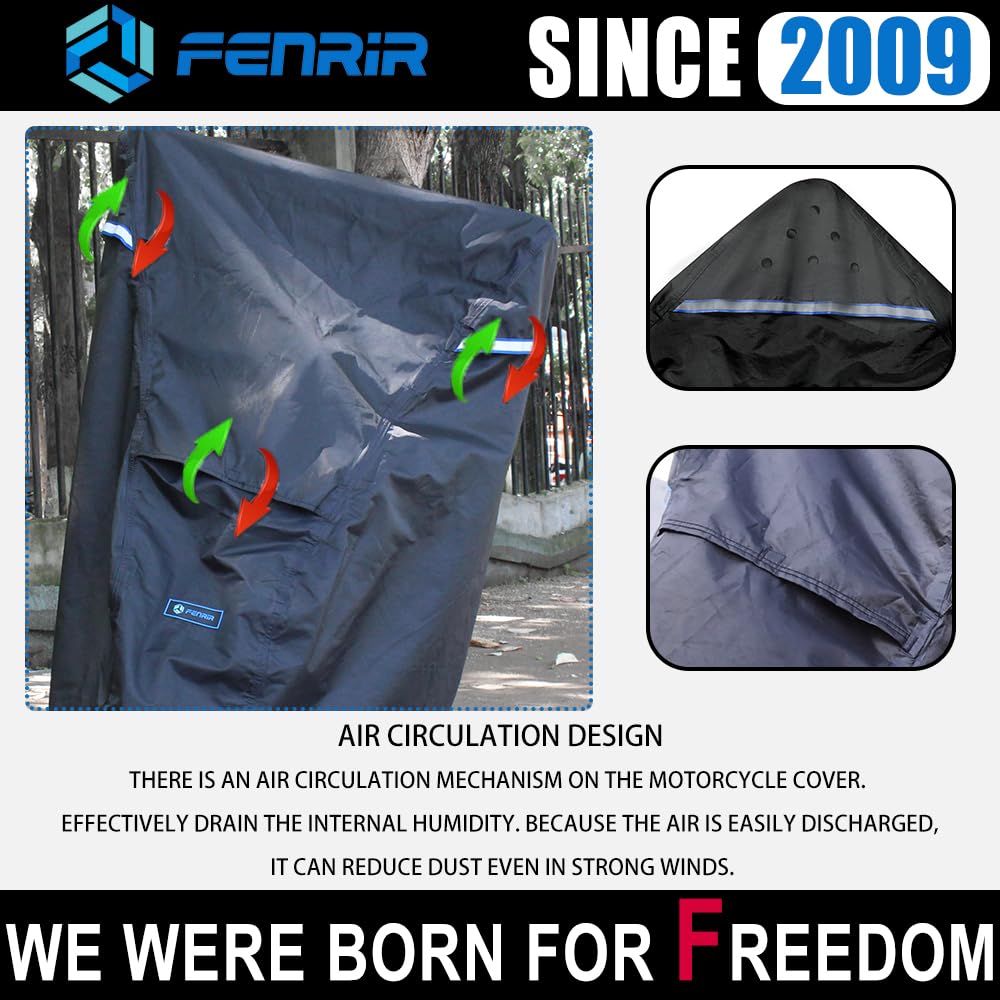 Fenrir 170Cm Minimoto Motorcycle Cover Waterproof Outdoor Storage All Season Protection For Honda Grom Navi Monkey Dax125 Ape50