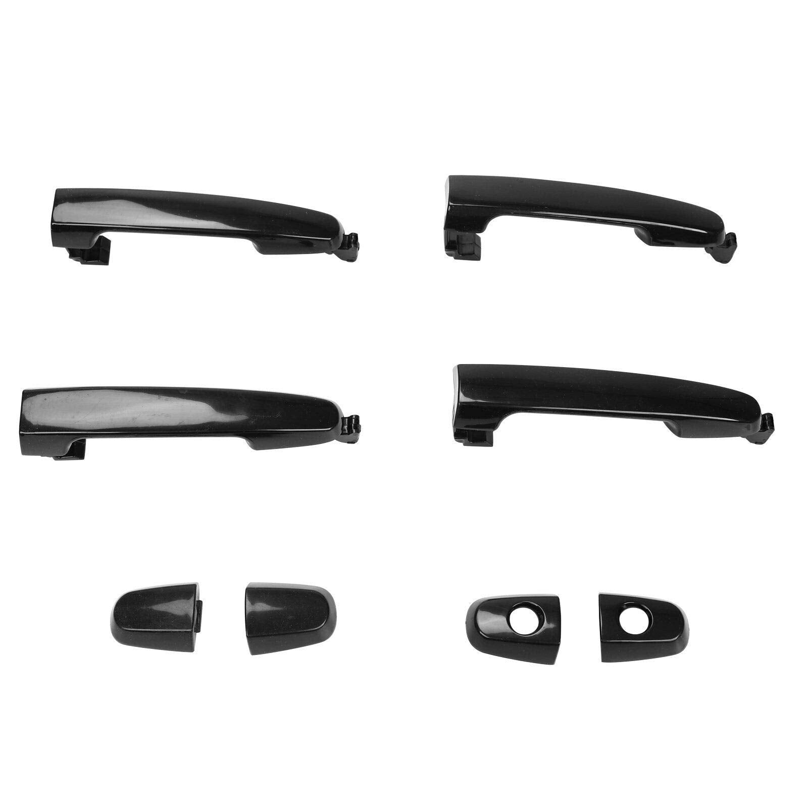 Baclaugh Front Rear Left Right Door Handle Set Of 4 Replacement For Toyota Corolla Matrix 03-08