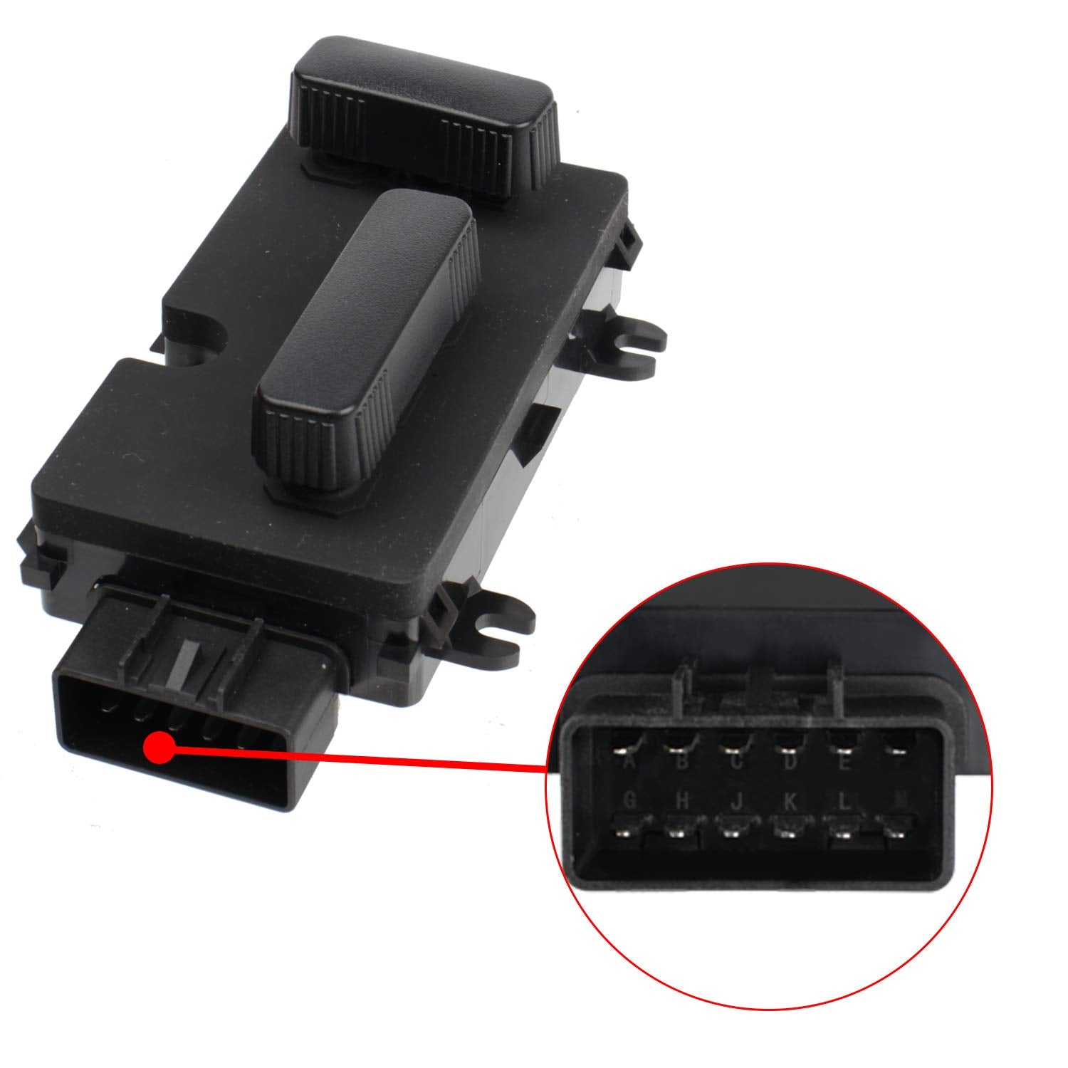 901-202 Driver Side Power Seat Adjuster Recline Switch 12450166 For 99-07 Cadillac Escalade Chevy Avalanche Silverado Suburban Tahoe Gmc Sierra Yukon H2