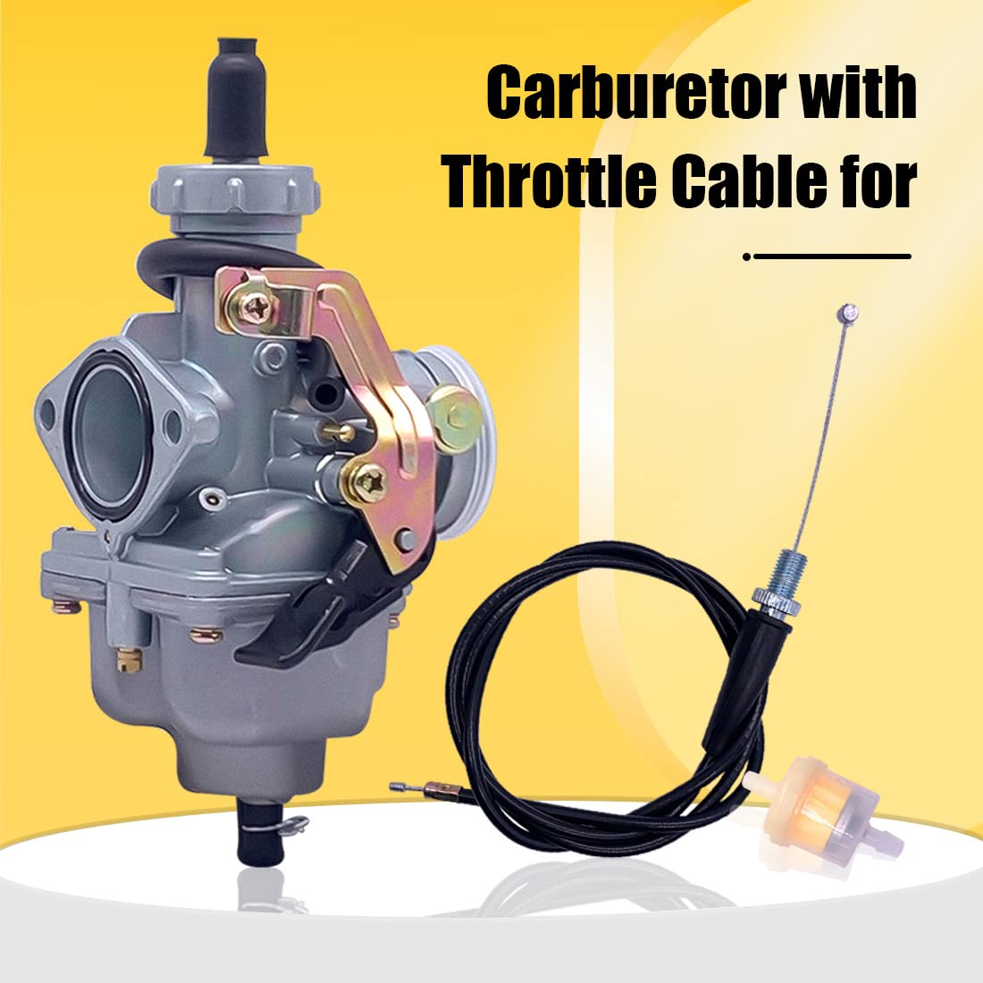 Carburetor Carb With Throttle Cable Compatible With Honda Atv Fourtrax 200 Trx200Sx Trx200 Trx200D 4 Wheeler Quad 1984