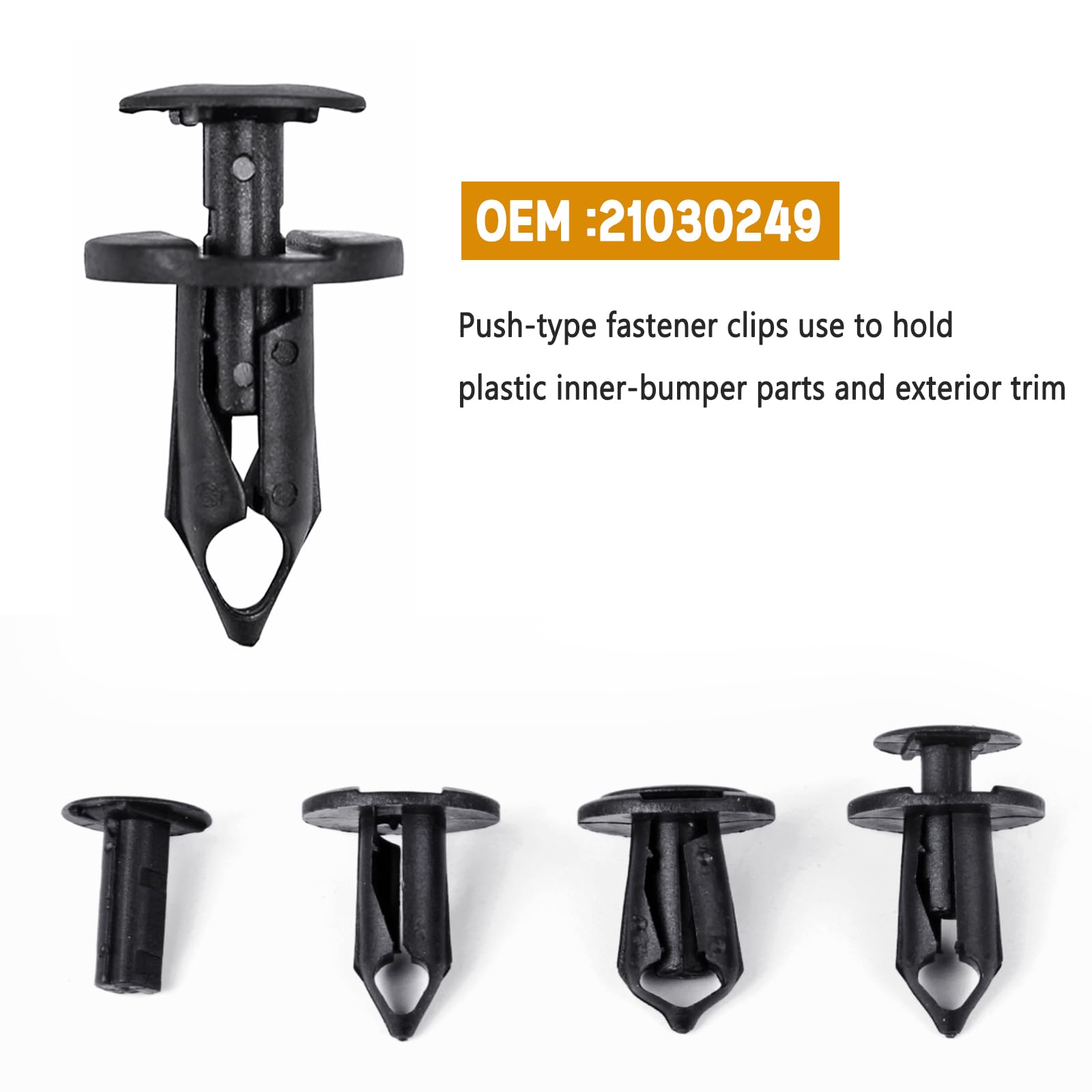 Unigt 3 In 1 Gm A20991 Fender Liner Clips Compatible With 11589292 Bumper Fastener Rivet 21030249 Door Trim Panel 1605396/159586