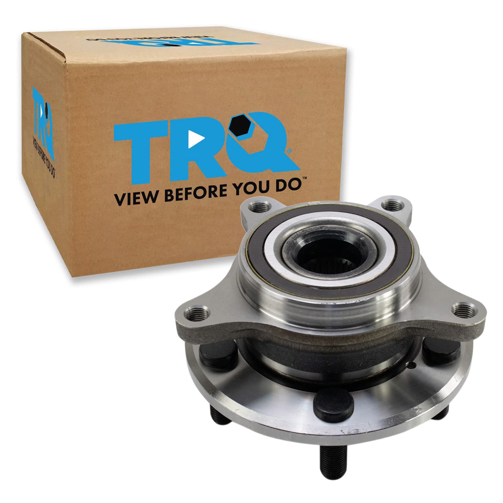 Trq Front Left Right Wheel Hub Bearing Assembly Driver Passenger Side Compatible With 2017-2021 Honda Civic