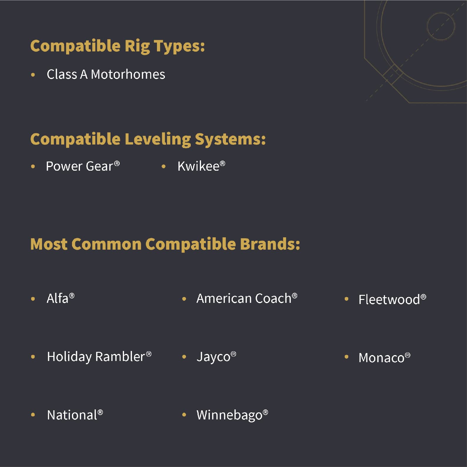 Snappad Prime (4-Pack) | Four-Point Rv Leveling Blocks Featuring 10'' Round Jack Feet | Adds 316% Additional Surface Area, 8.9 L