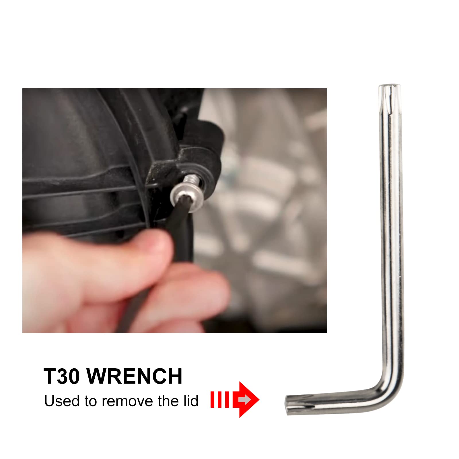 3Mirrors Clutch Spreader Cvt Drive Belt Changing Removal Tool & Separate T30 Torx Wrench Compatible With Can Am Maverick X3 Turb