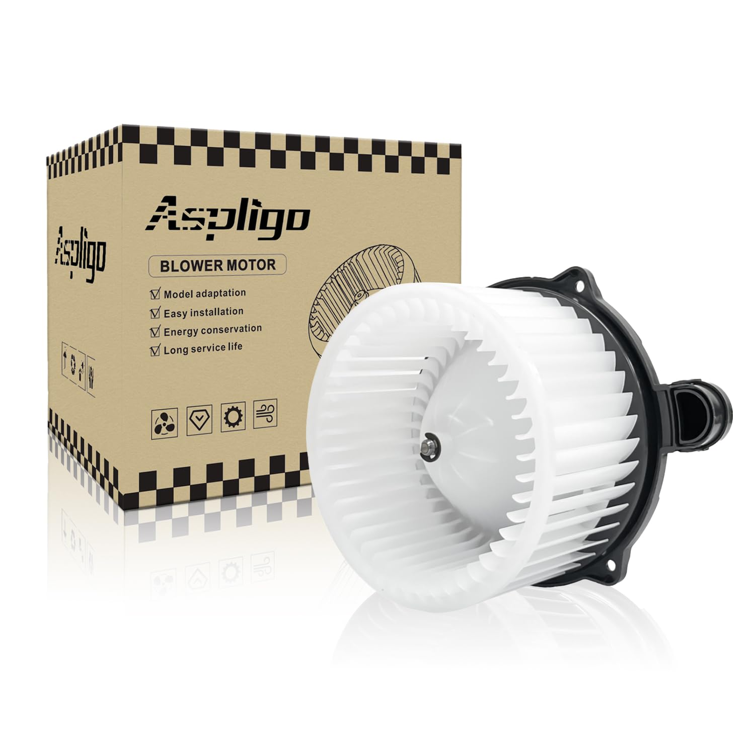Aspligo 700259 Front Ac Heater Blower Motor Fan Fit For Hyundai Azera Elantra Coupe Elantra Gt Equus Sonata For Kia Cadenza Fort