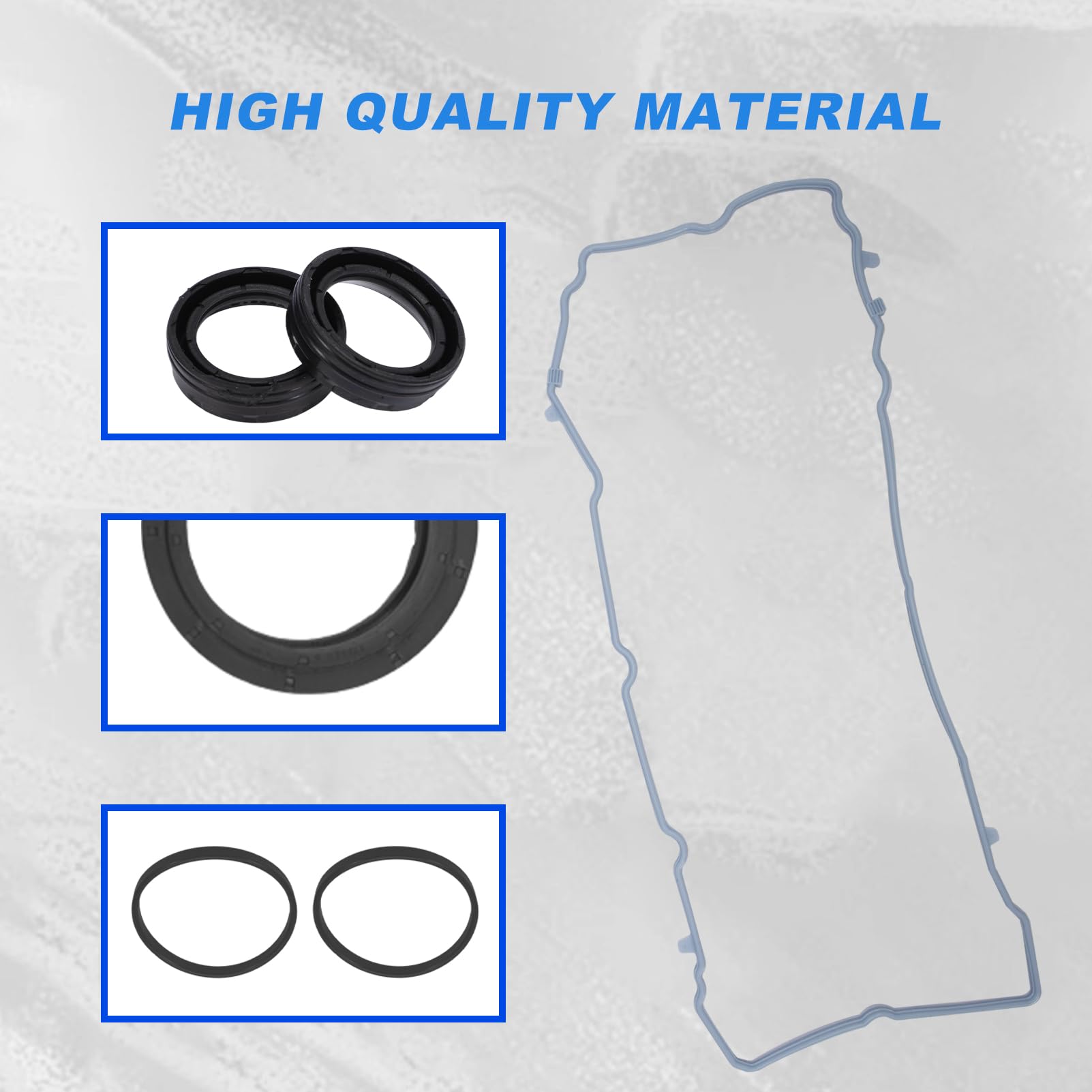 Vs50805R Upgraded Valve Cover Gasket Set Fits 2011-2020 Durango Charger Challenger Journey Avenger Cherokee Wrangler Ram 1500 Promaster 200 300, Intake Manifold Lower Upper Gasket Sets 5184596Ae