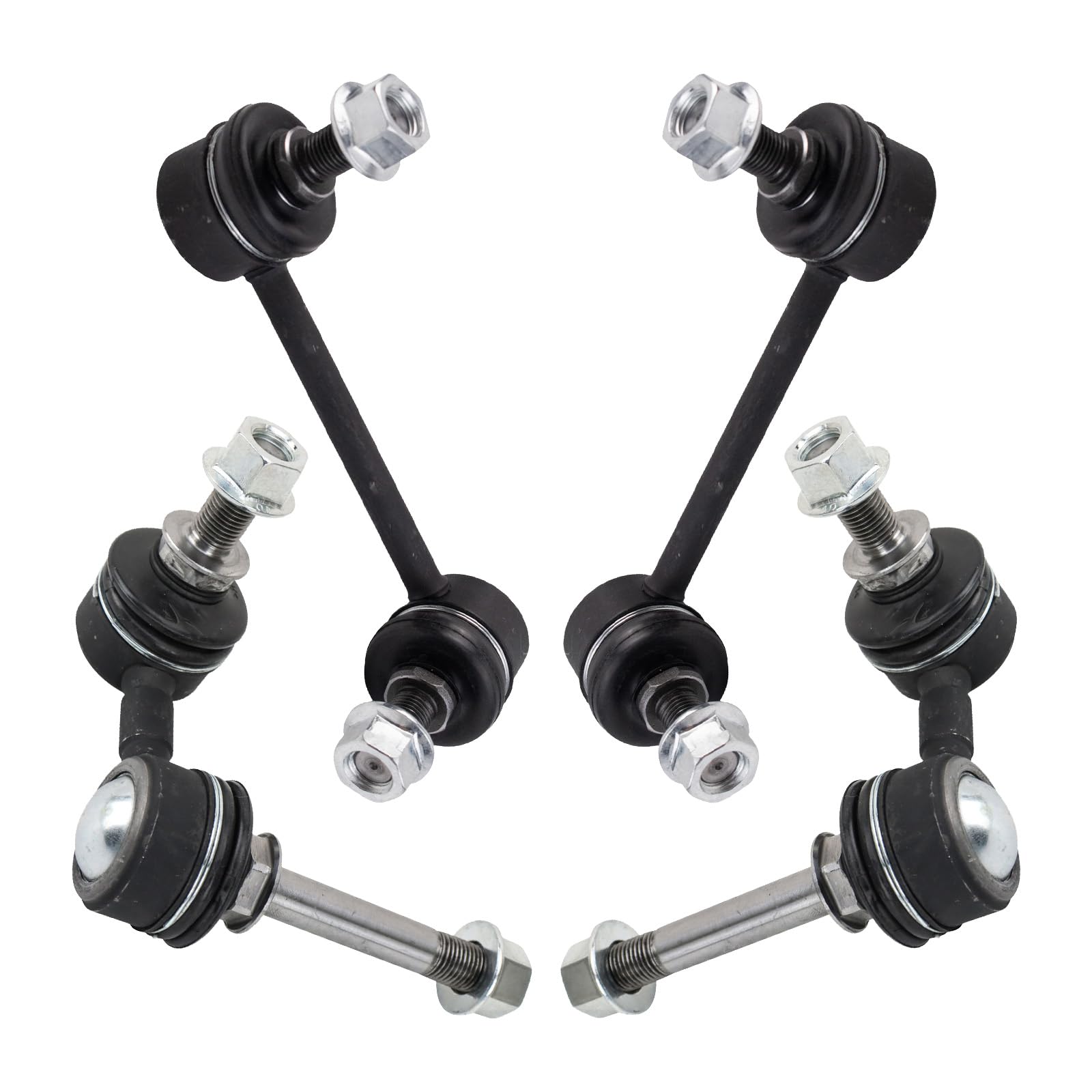 Trq Front & Rear Sway Bar Stabilizer Link Set Compatible With 2009-2012 Infiniti Fx35 2013 Fx37 2009-2013 Fx50 2014-2017 Qx70