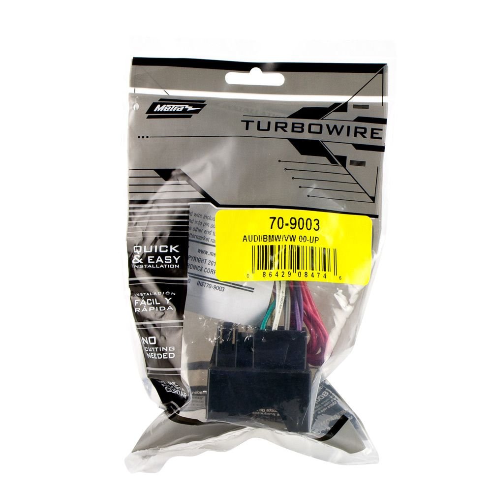 Metra 70-9003 Radio Wiring Harness for Audi/BMW/VW 2002-Up