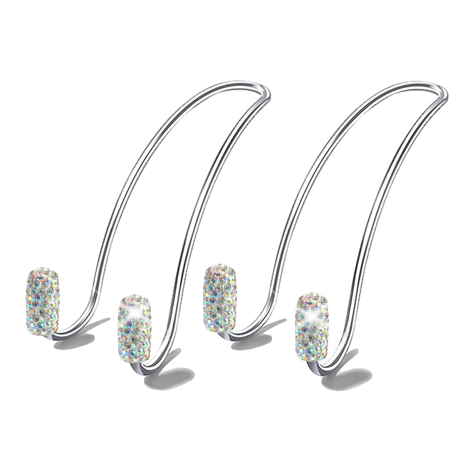 2022 Newest Bling Auto Hooks,Car Hangers Organizer Seat Headrest Hooks,Bag Organizers Rack And Hanger, Heavy-Duty Car Seat Hooks