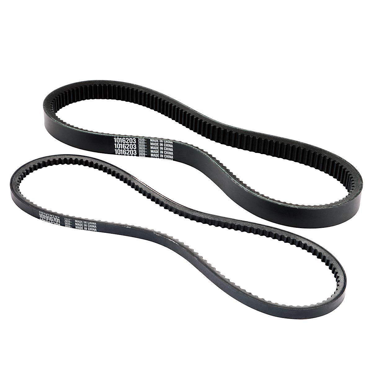 Roykaw Club Car Ds Precedent Drive Belt And Starter Generator Belt Kit Fit Golf Cart Ds 1997-Up And Precedent 2004-Up, Replace 1