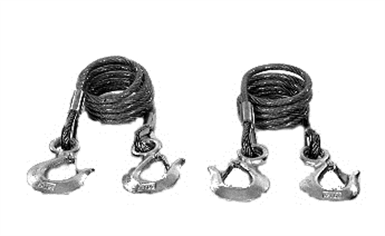 Blue Ox BX88197 Safety Cable Kit, Class IV, 10,000lb, 7 ft.