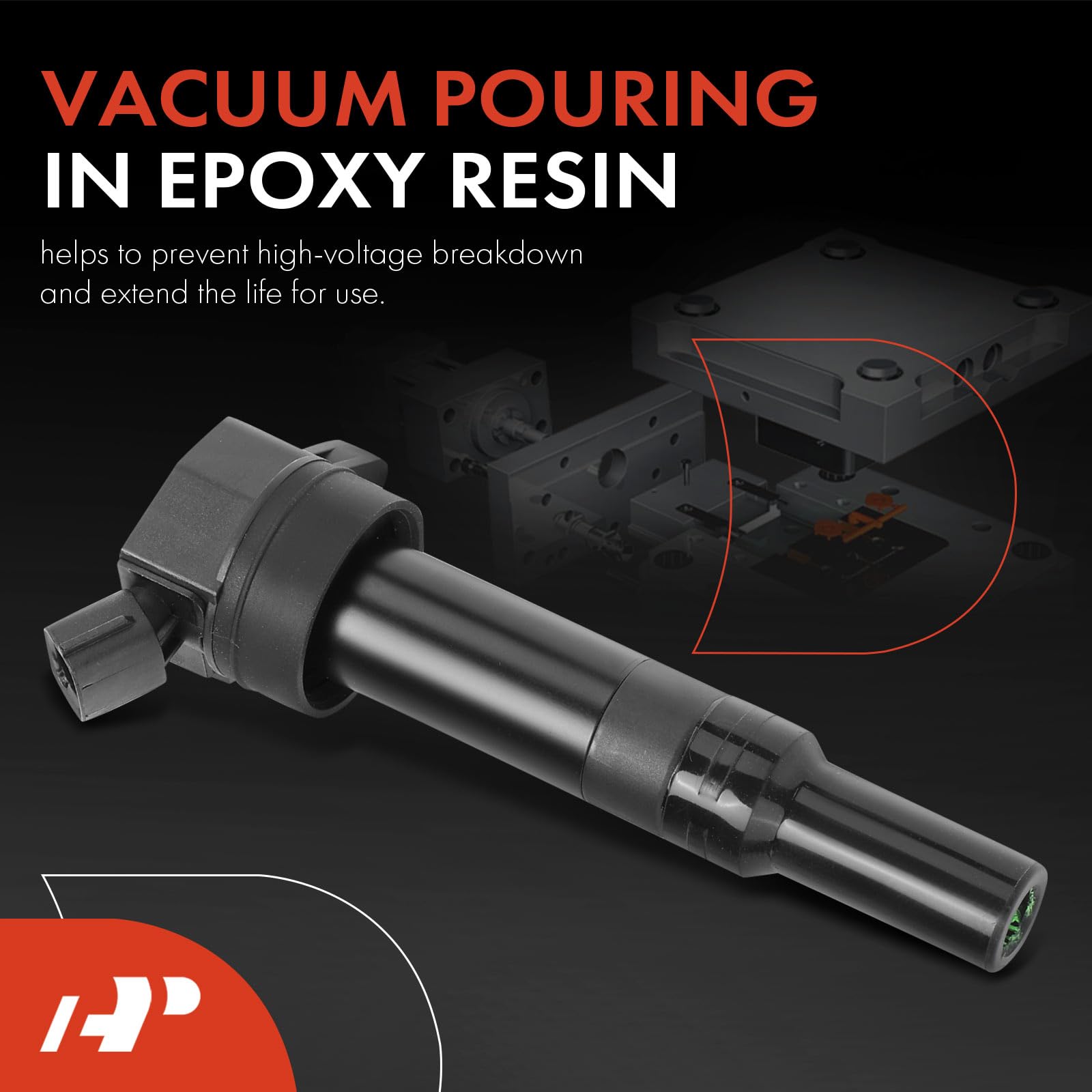 A-Premium Ignition Coil Pack Set of 4 Compatible with Hyundai Elantra 2011-2016, Tucson 2014-2020, Kia Forte 2014-2016, Soul 2012-2019, 1.8L 2.0L Engine