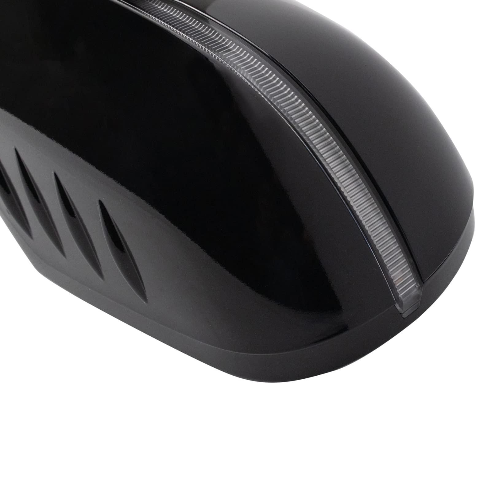 Trq Right Mirror With Heat With Housing Turn Signal With Blind Spot Indicator Passenger Side Compatible With 2020-2023 Kia Soul