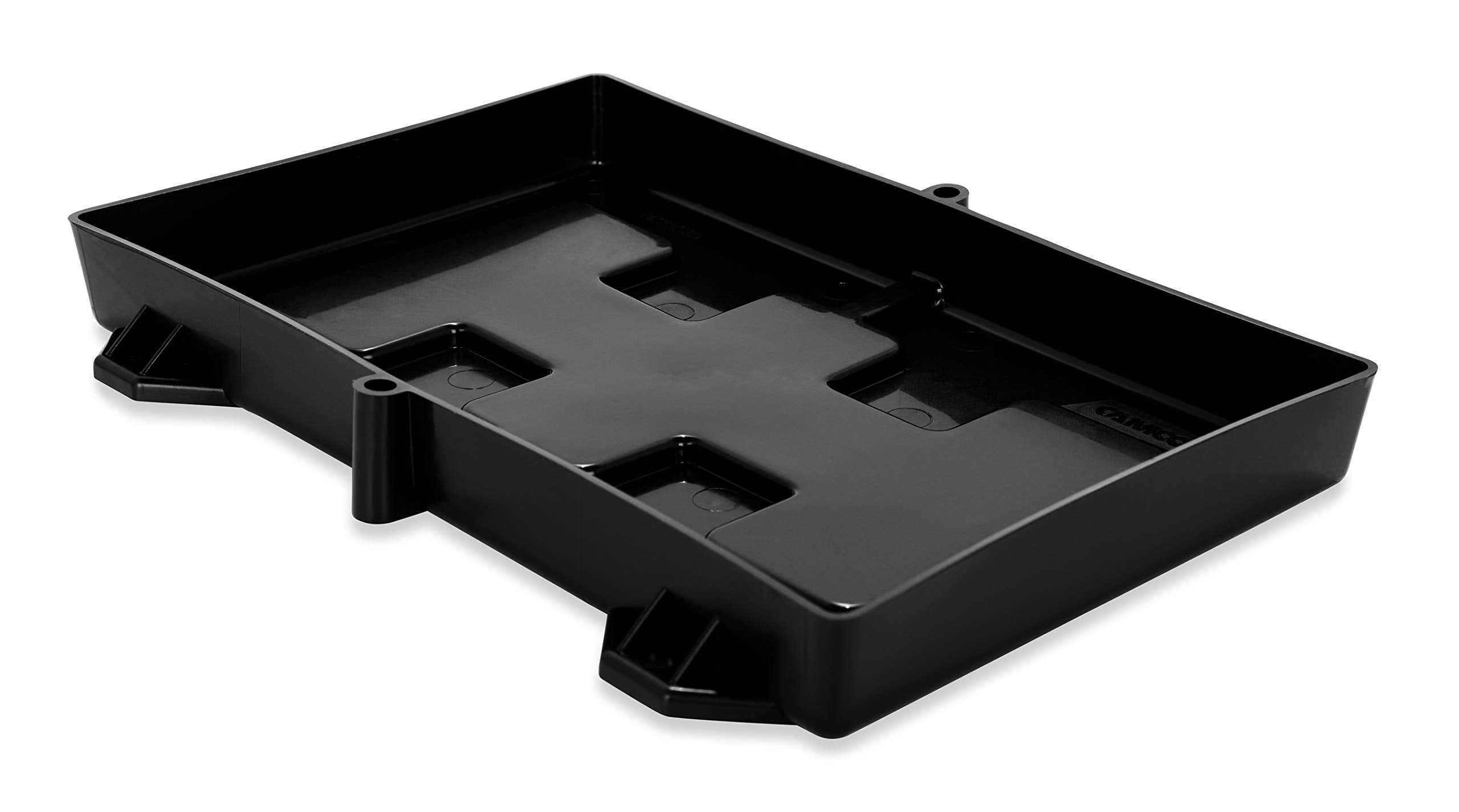 Camco Camper/Rv Standard Battery Hold-Down Tray | Holds 24/24M Automotive Batteries | Fits Batteries Up To 11 1/8 L X 6 ¾ W X 8 H (55394)