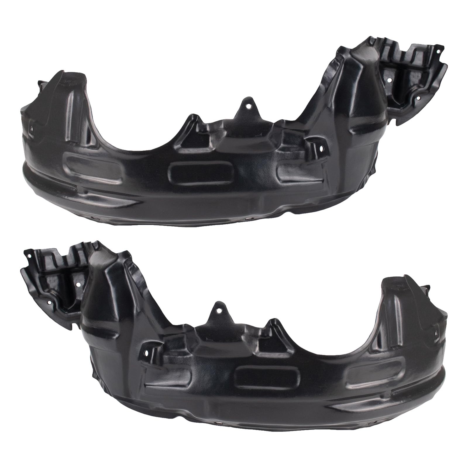Trq Front Inner Fender Liner Set Compatible With 2004-2006 Scion Xa Sc1248101 Sc1249101