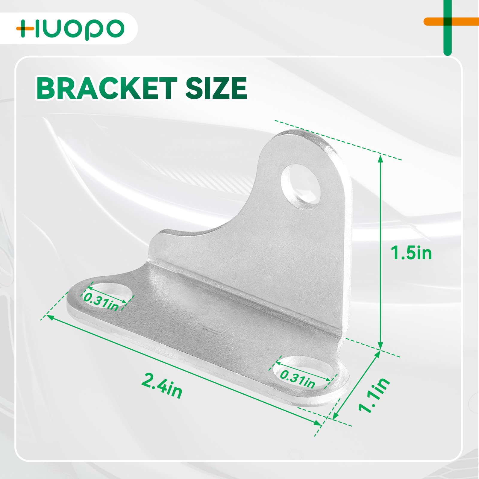 Huopo 23 Inch 100 Lb/445 N Gas Strut Shock Lift Support For Rv Bed Storage Lid Basement Compartment Door Floor Hatch Container V