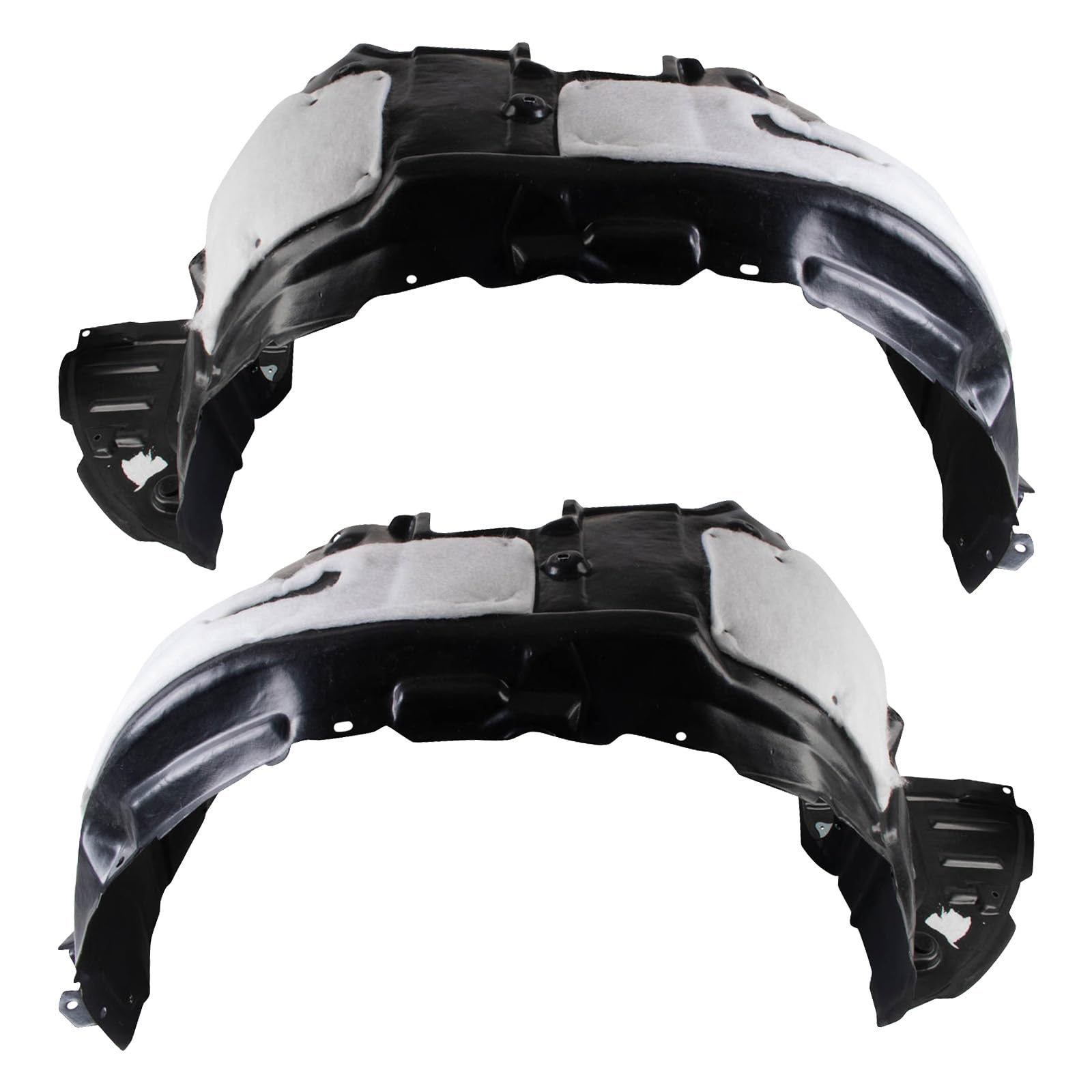 Trq Inner Fender Liner Set Compatible With 2013-2017 Lexus Ls460 2013-2016 Ls600H Lx1248131 Lx1249131