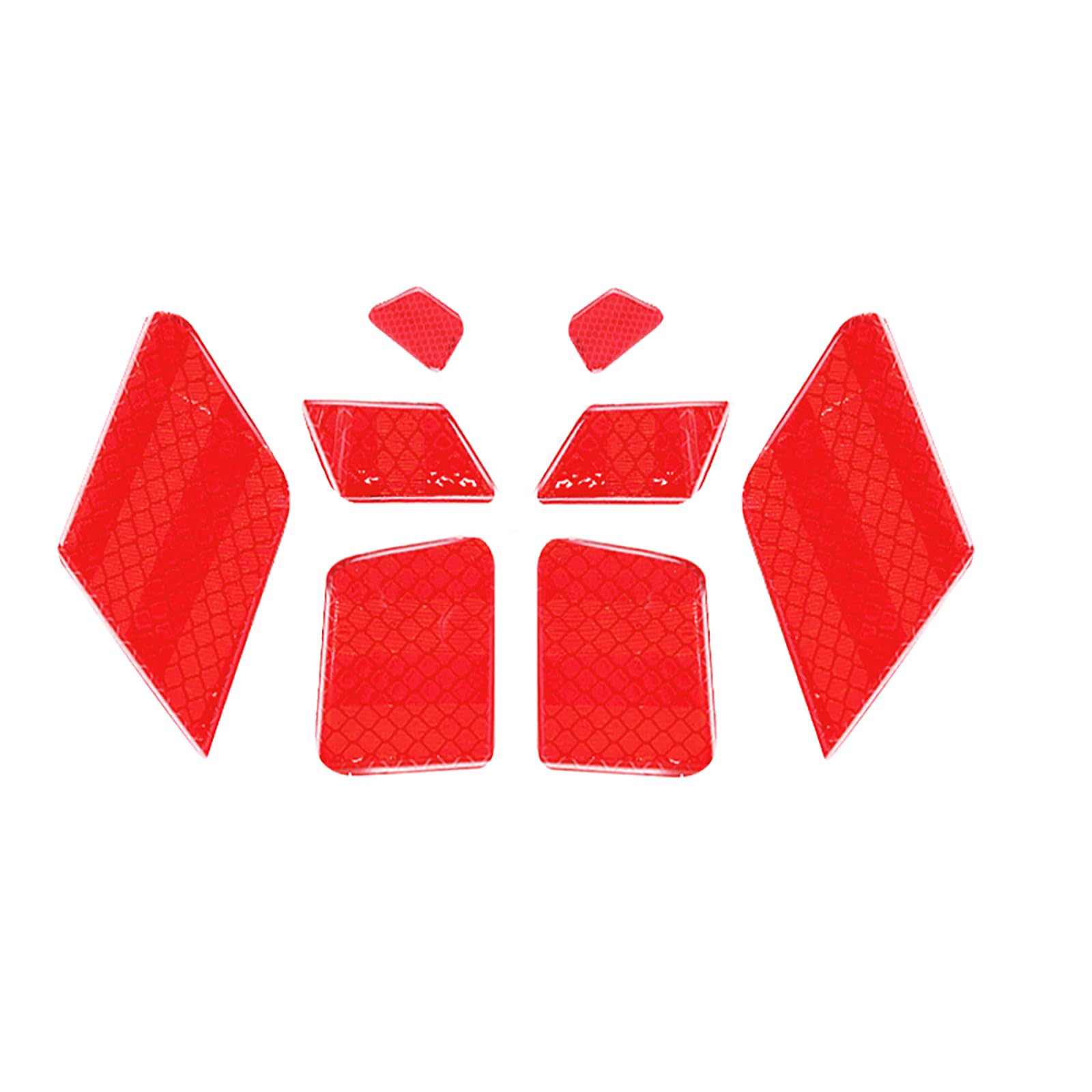 Aosseiye 8 PCS Safety Warning Logos Anti-Collision Stickers for Toyota FJ Curiser, Car Door Reflective Safety Stickers, Car Anti