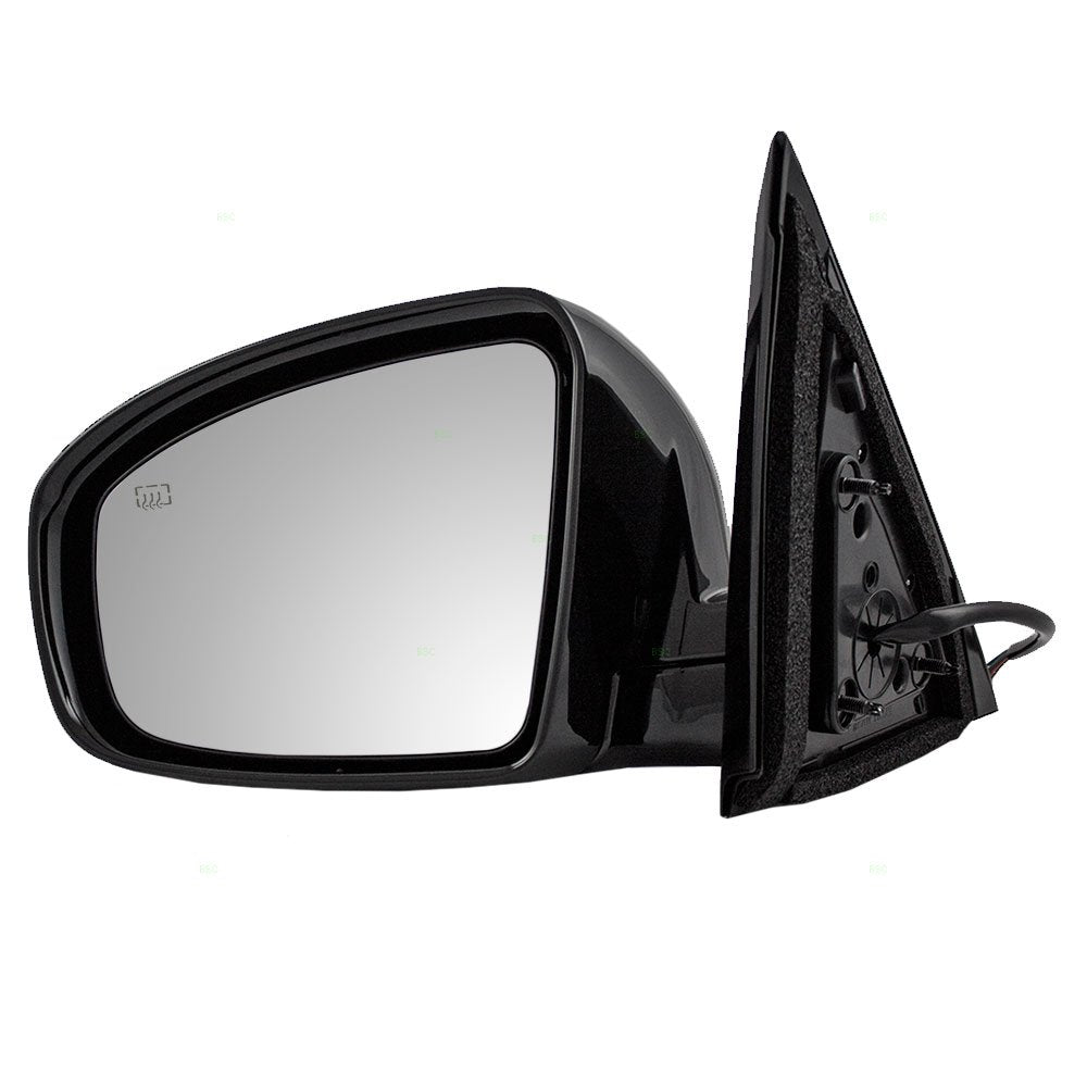 Replacement Drivers Power Side View Mirror Heated Compatible With 13-16 Pathfinder 96374-3Ja0E