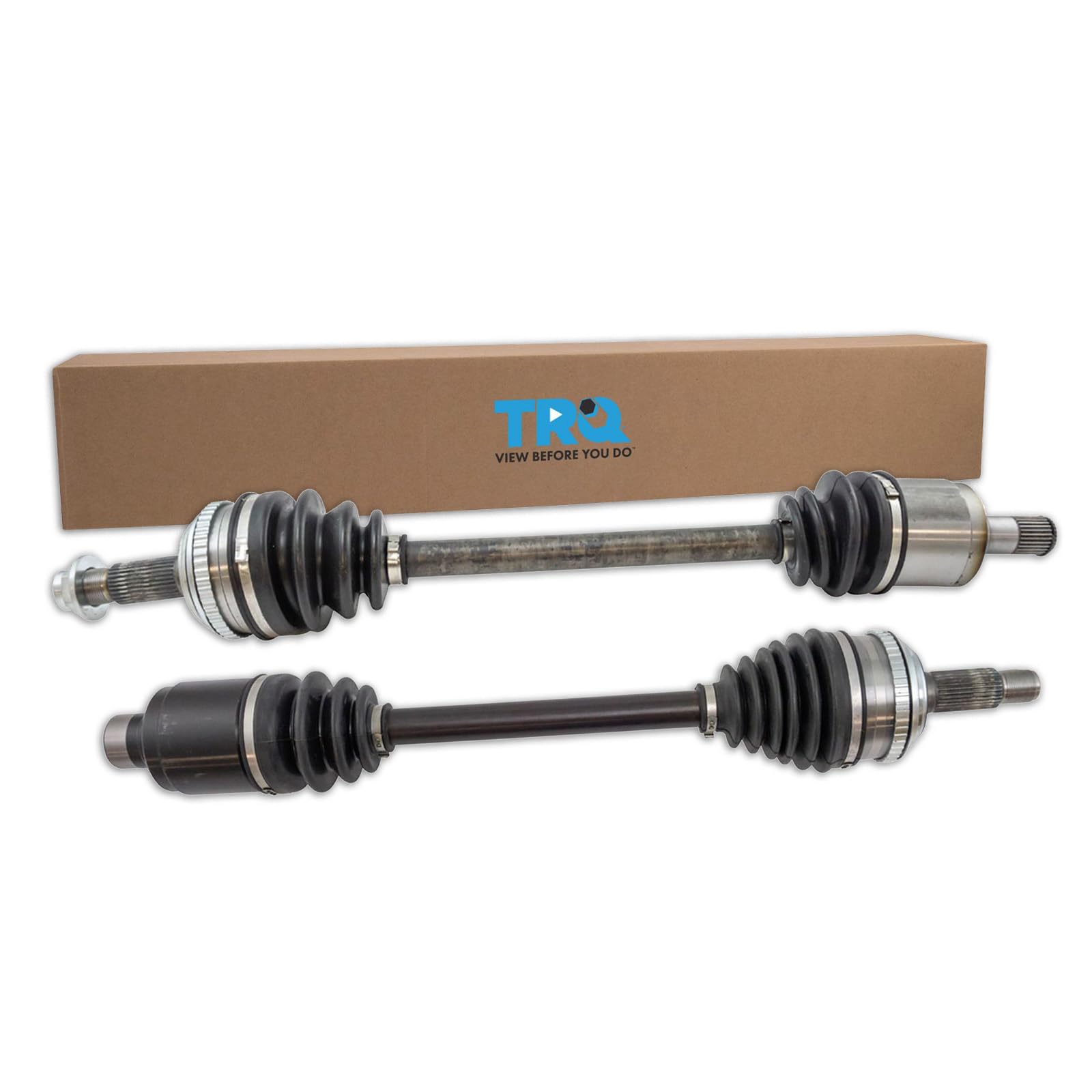 Trq Front Cv Axle Shaft Assembly Set Compatible With 2003-2006 Acura Mdx 2006-2008 Honda Pilot